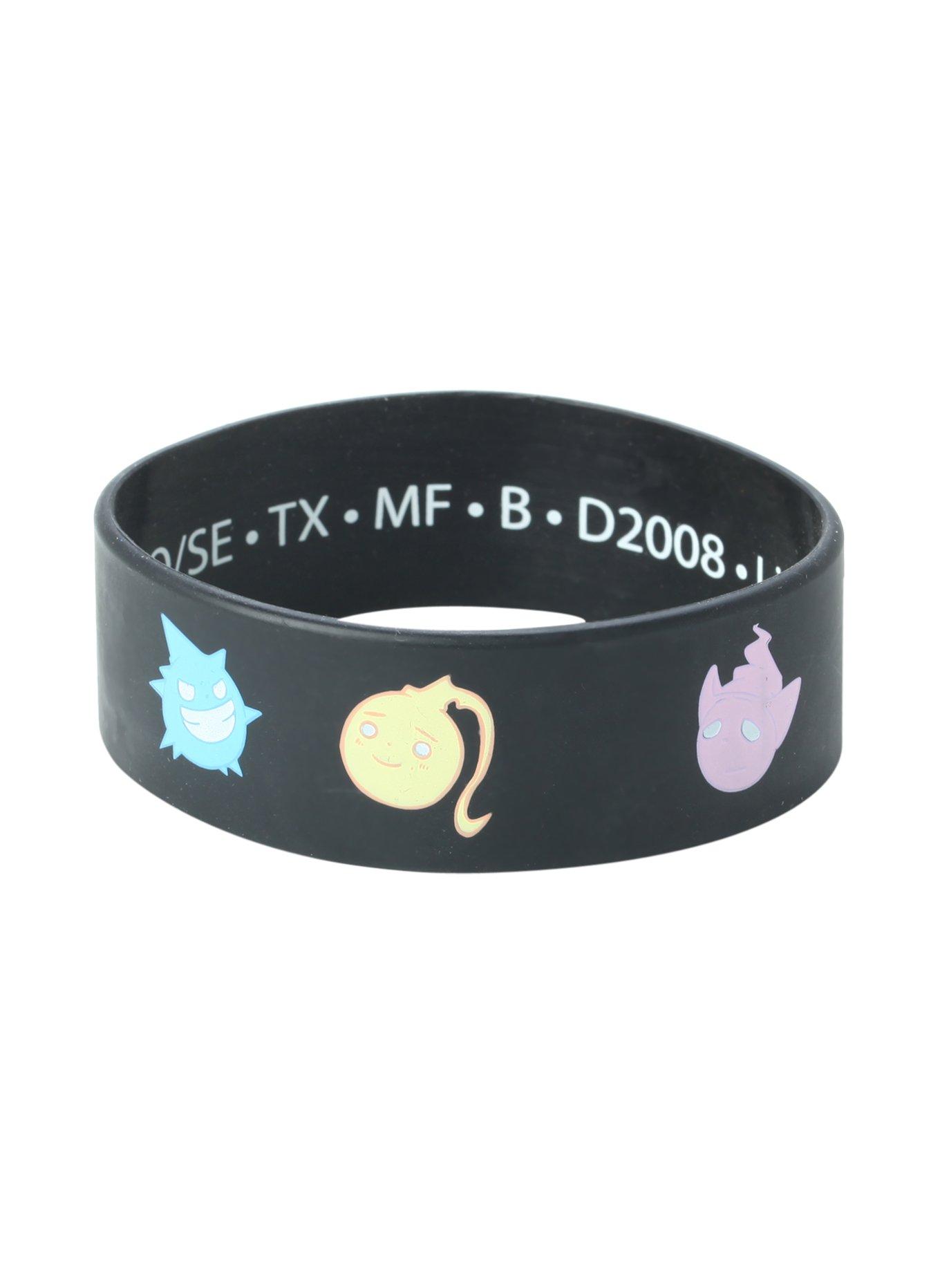 Soul Eater Characters Rubber Bracelet, , alternate