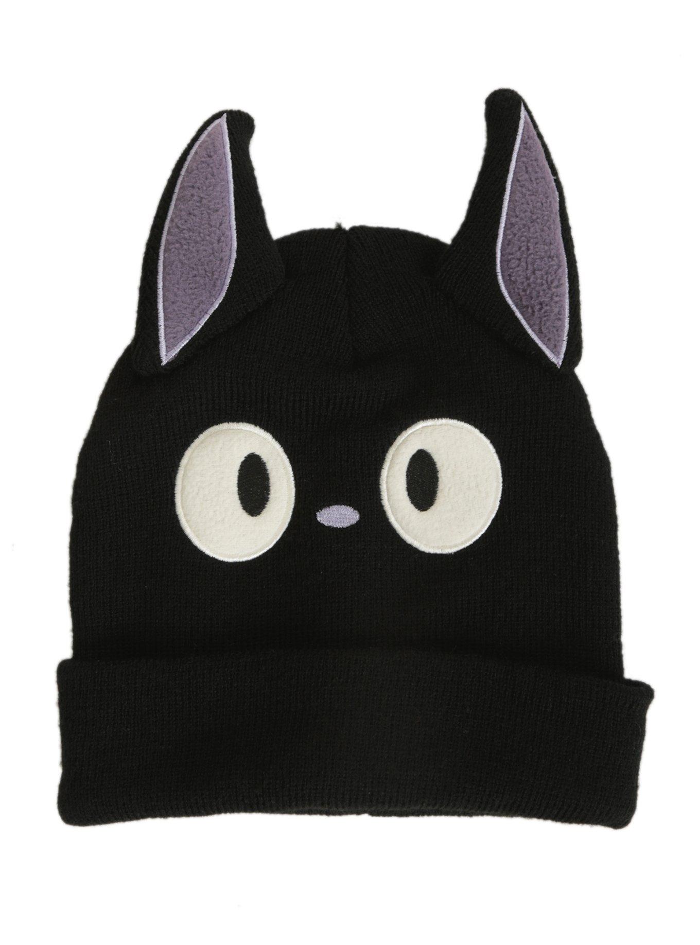Studio Ghibli Kiki's Delivery Service Jiji Knit Watchman Beanie, , alternate