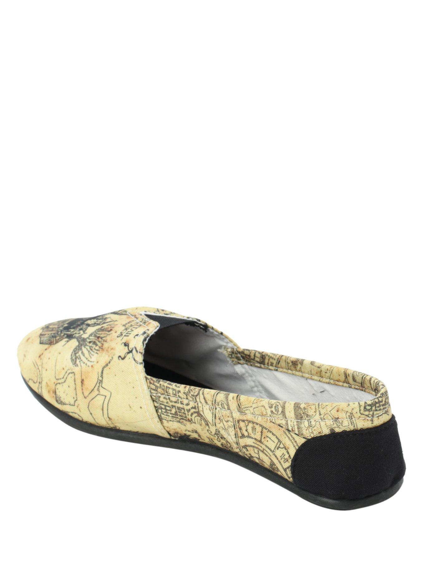 Harry Potter Marauder's Map Slip-On Shoes