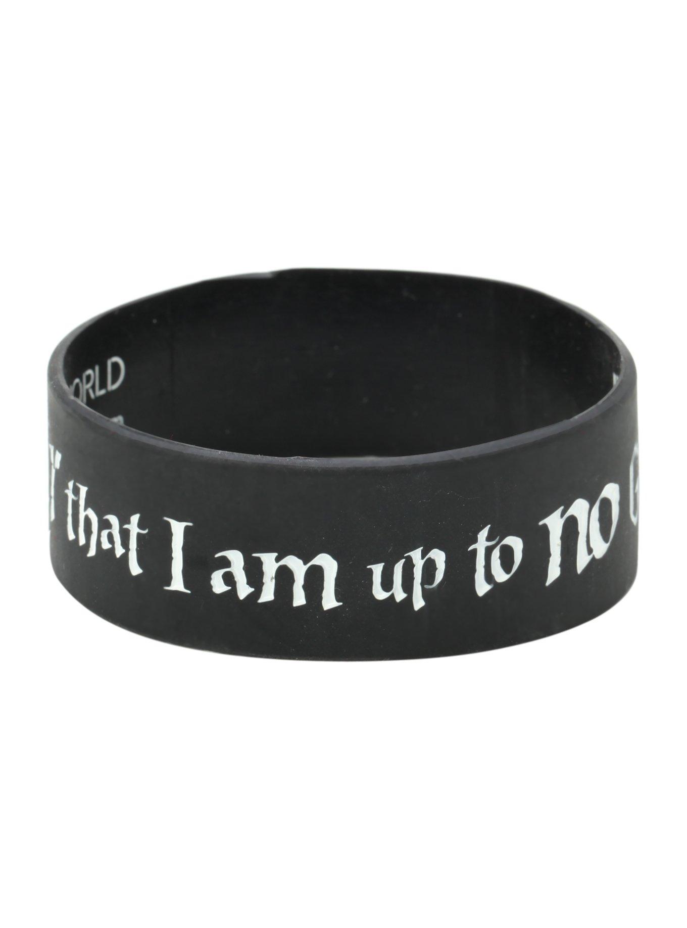 Harry Potter Solemnly Swear Rubber Bracelet, , alternate