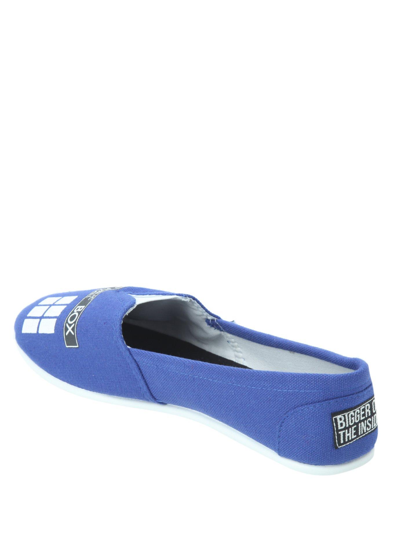 Doctor Who TARDIS Slip-On Shoes, , alternate