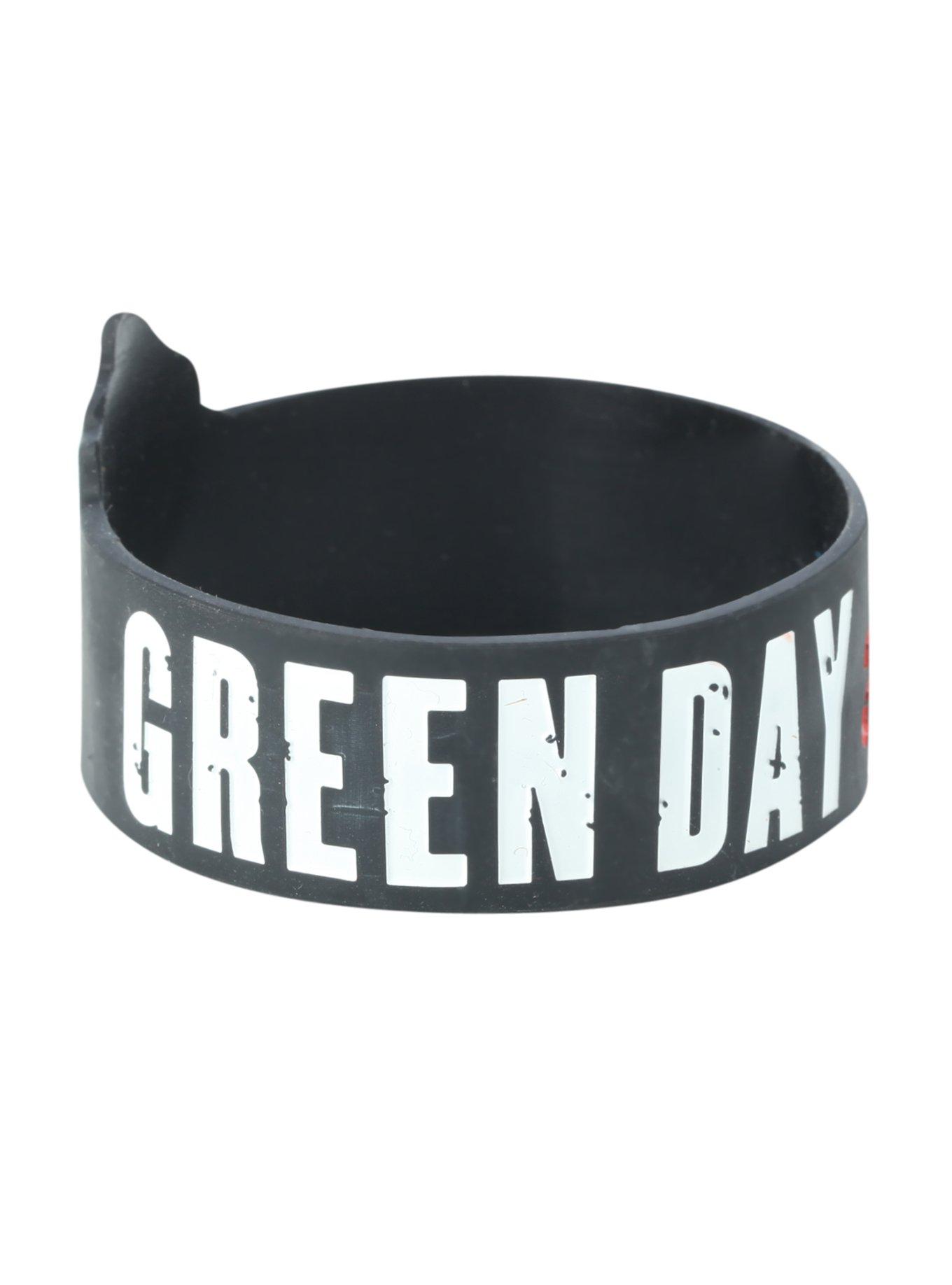 Green Day American Idiot Rubber Bracelet, , alternate
