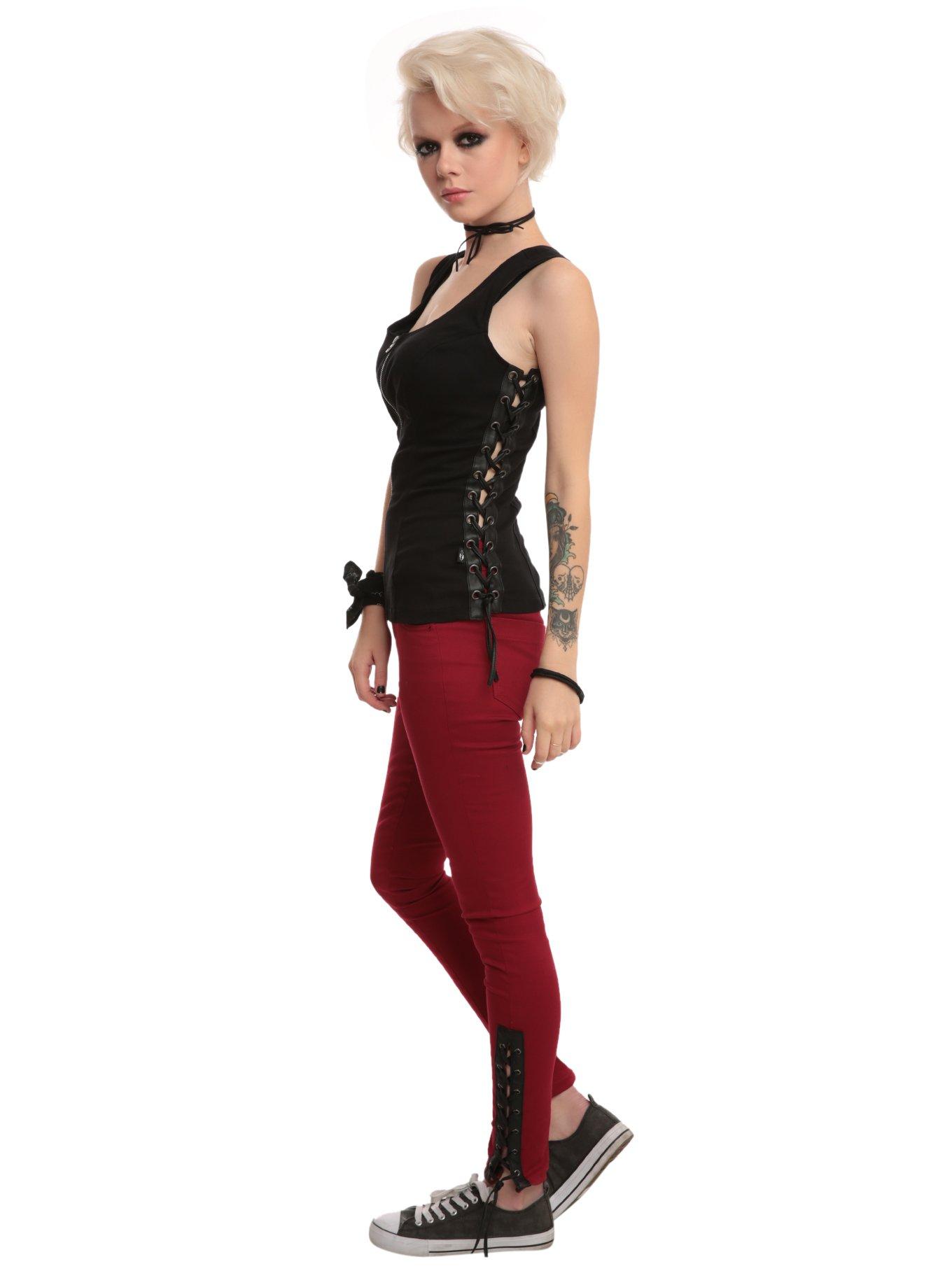 Joan Jett Tripp NYC Twill Vest, , alternate