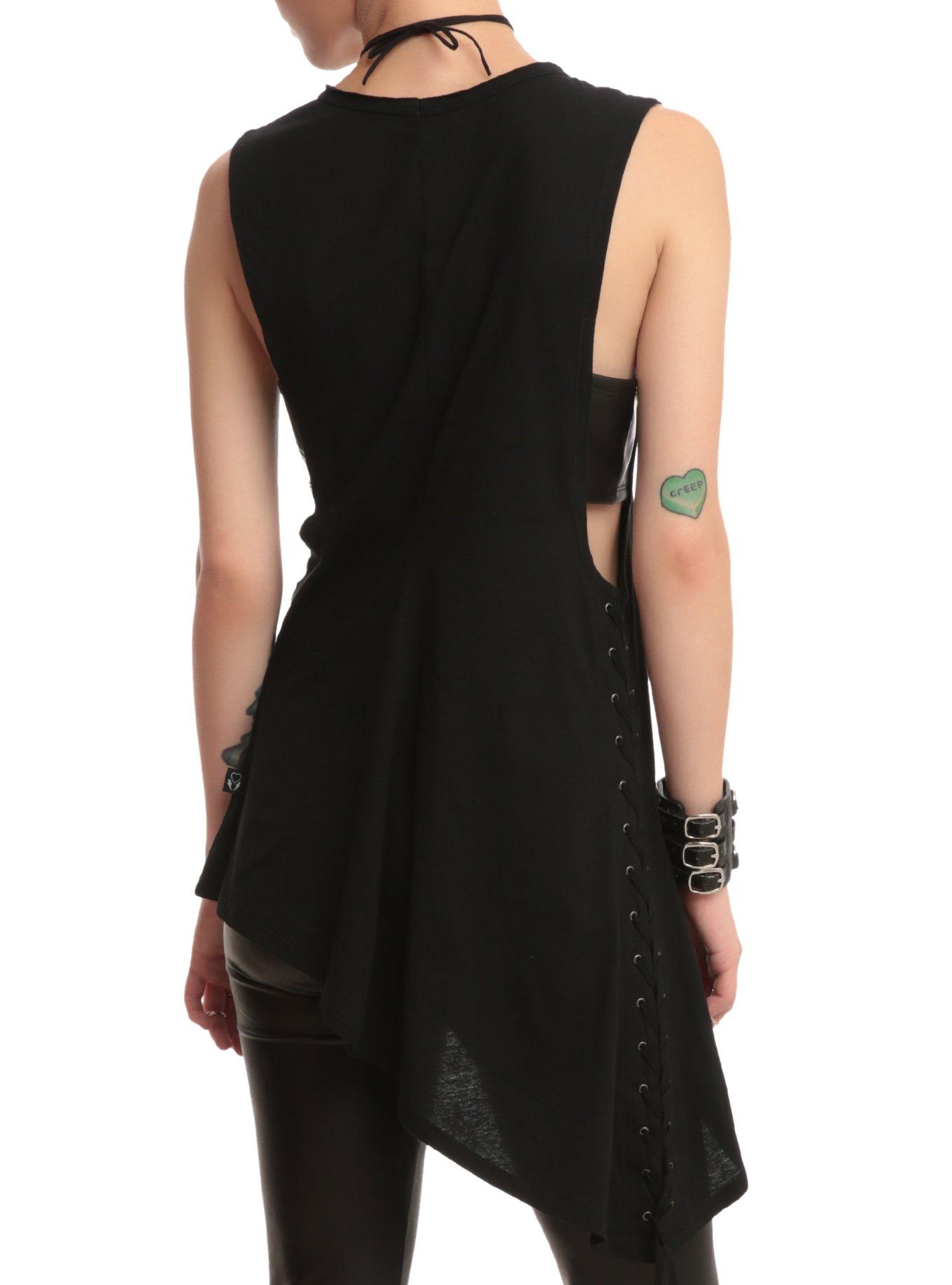 Joan Jett Tripp NYC Asymmetrical Tank Top, , alternate