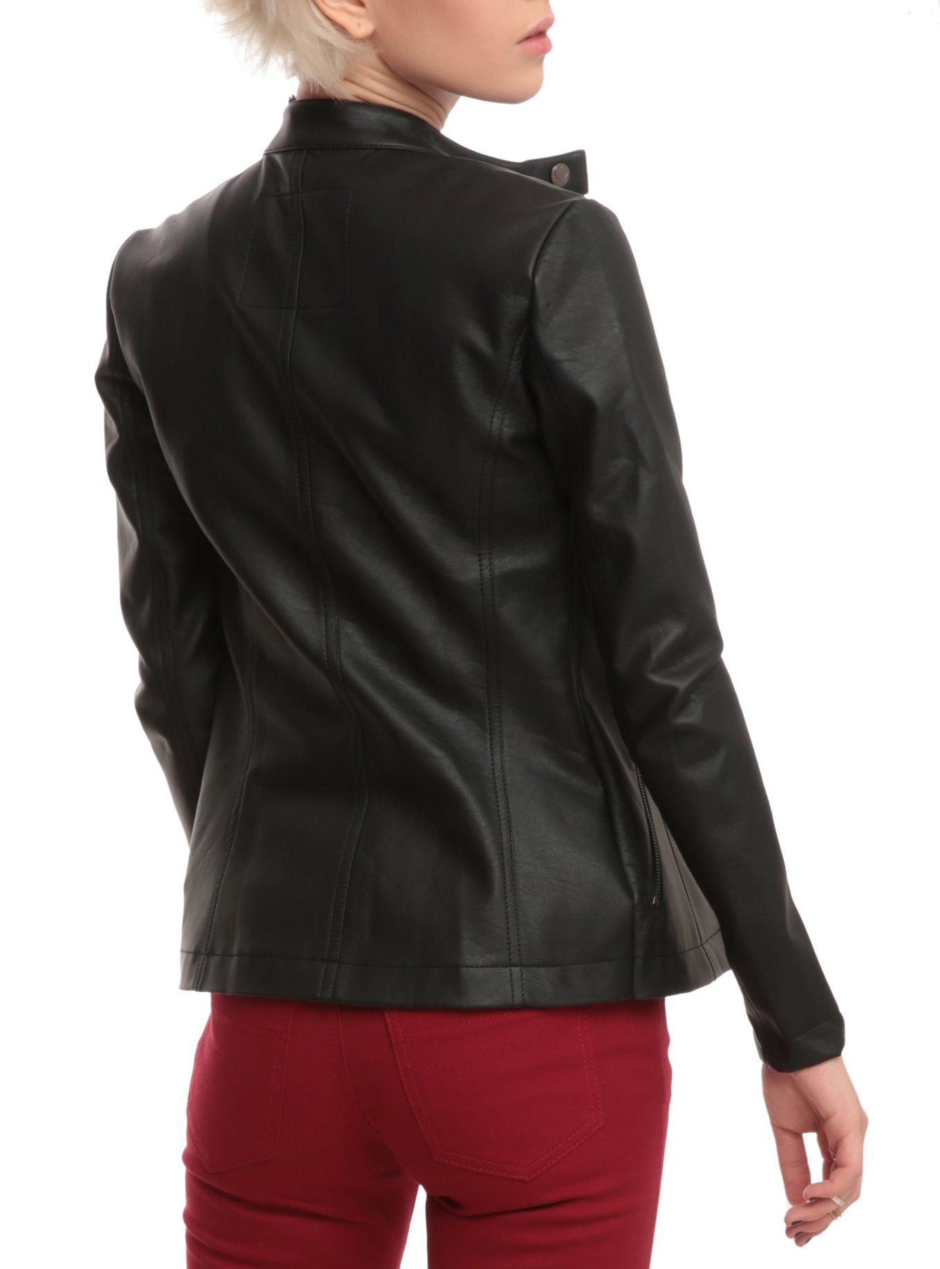 Joan Jett Tripp NYC Black Pleather Jacket, , alternate