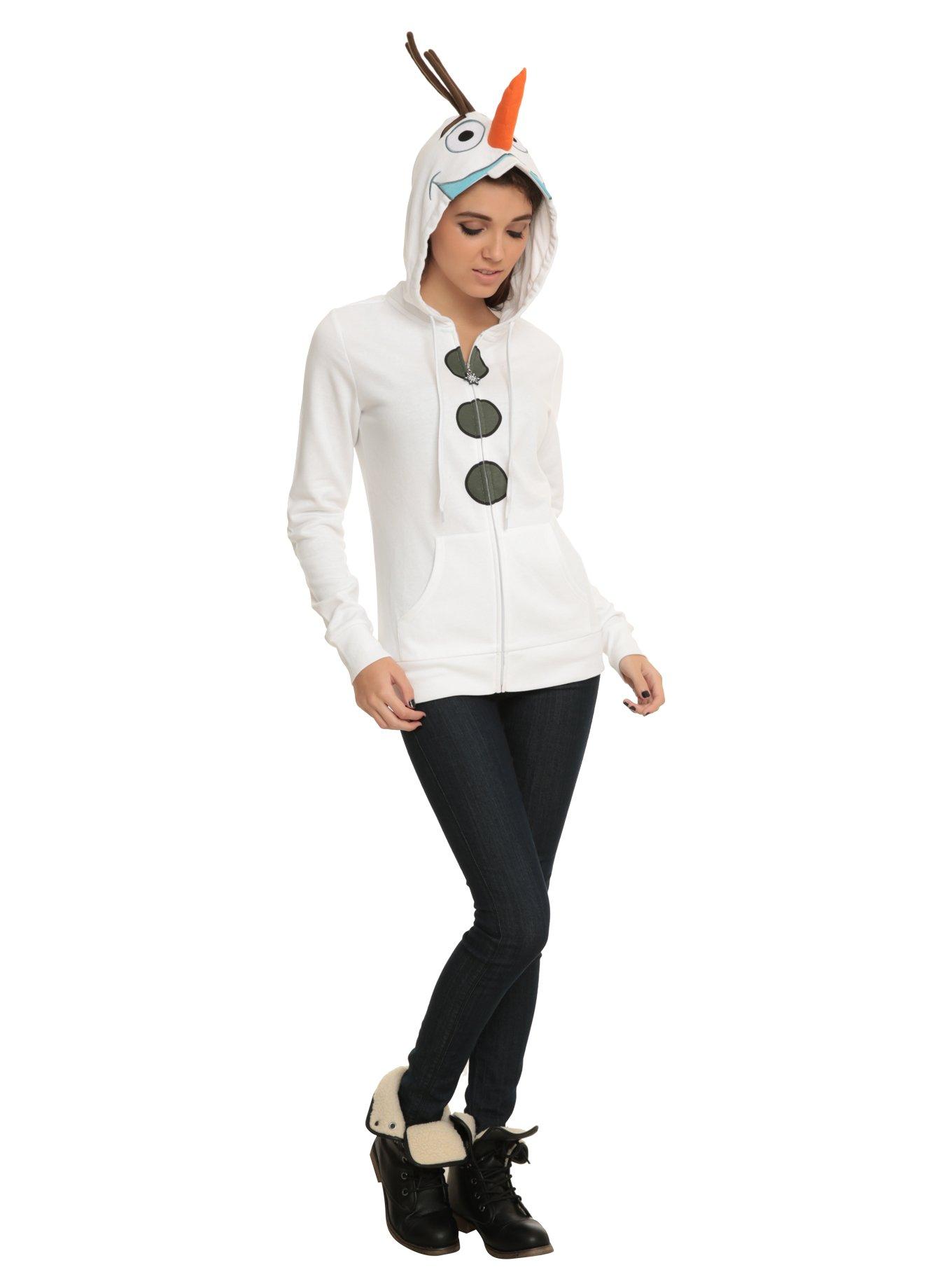 Disney Frozen Olaf Girls Costume Hoodie, , alternate