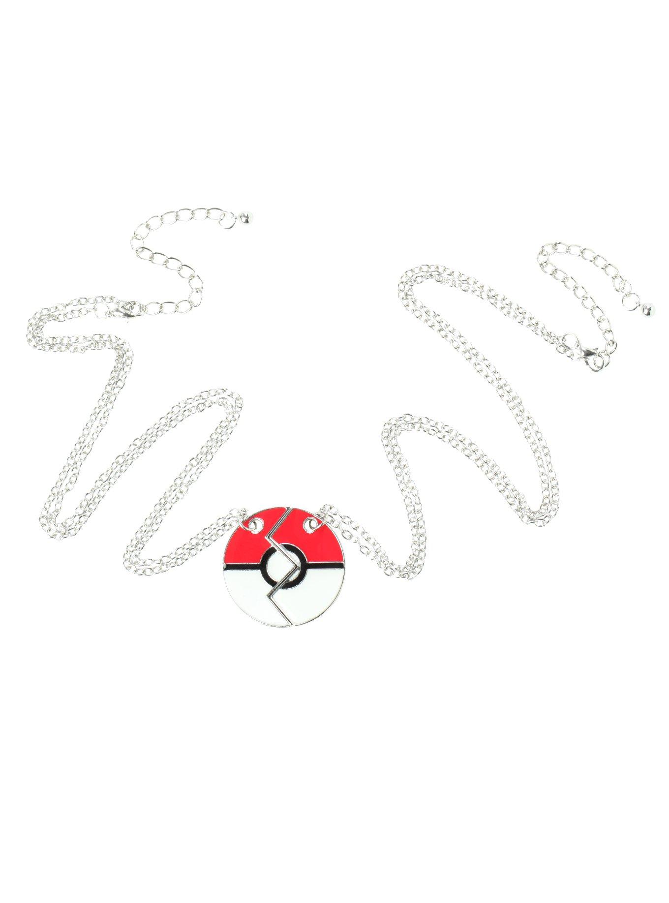 Pokemon Poke Ball Best Friends Necklace Set, , alternate