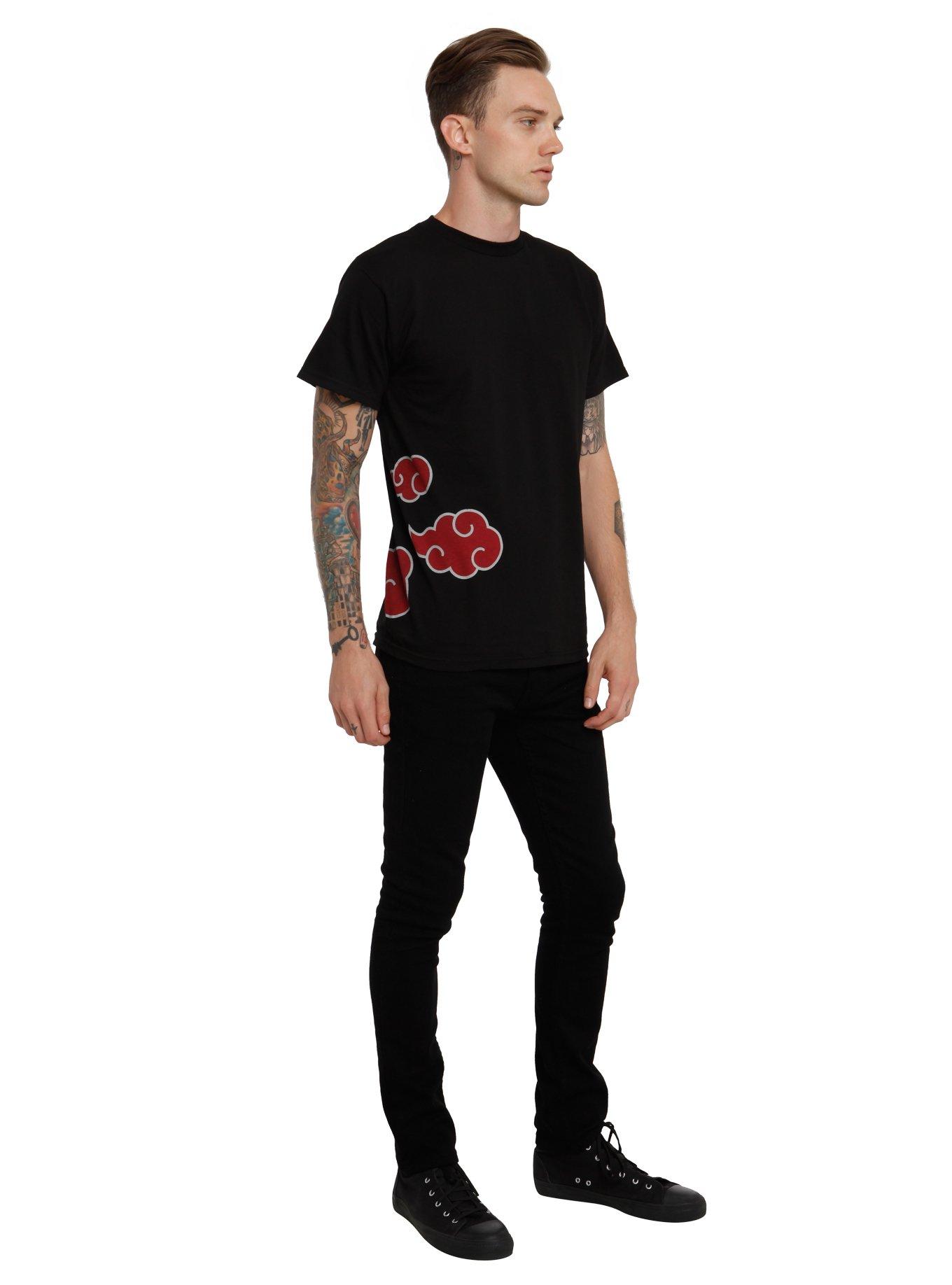 T-shirt ROCKINSTONE Adulto Nuvens Naruto Akatsuki (Algodão - M