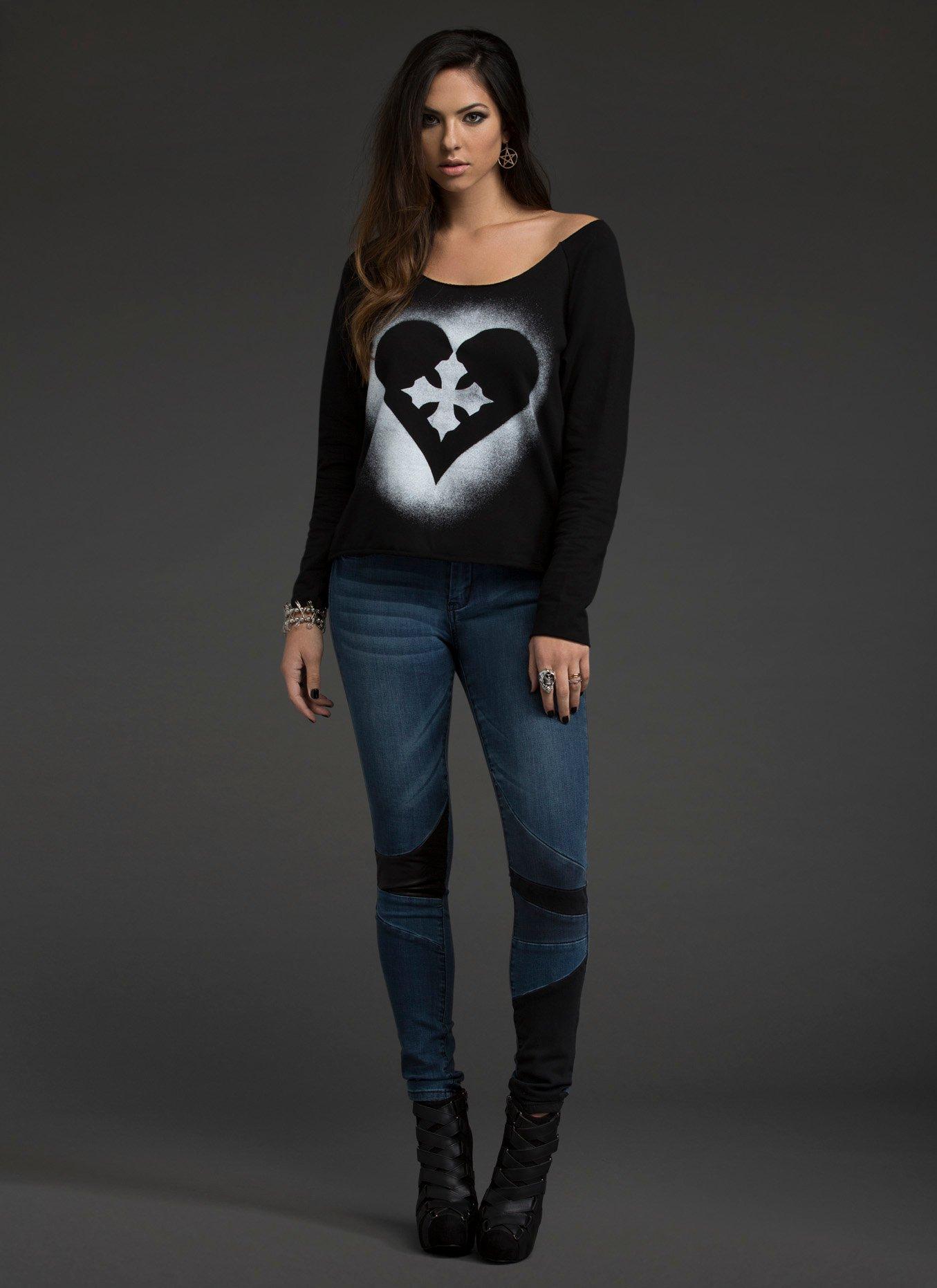 Blackheart Logo Sweatshirt, , alternate