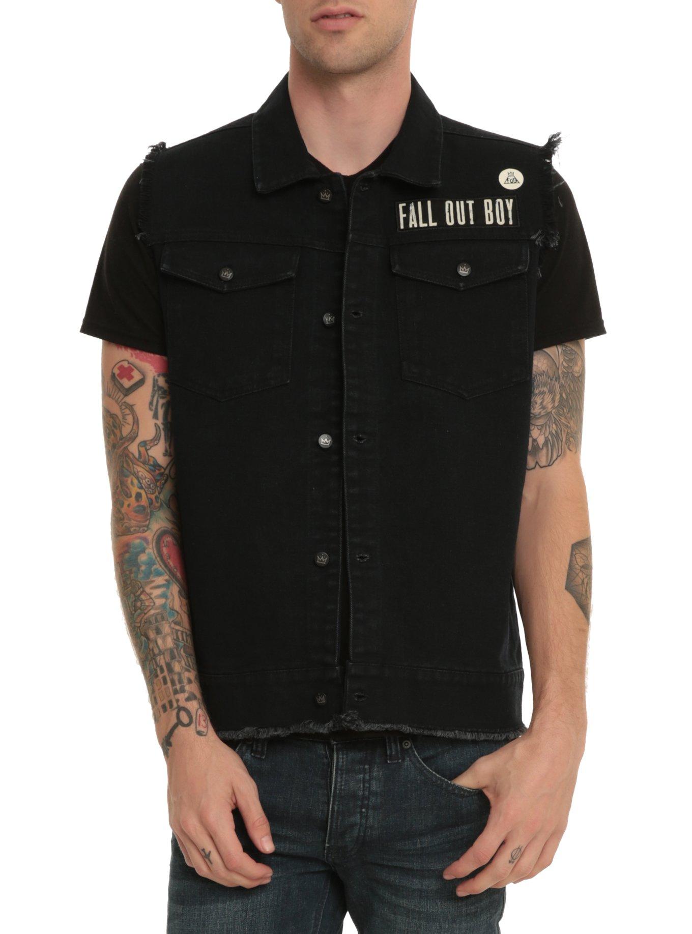 Fall Out Boy Denim Vest, , alternate
