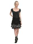 The Nightmare Before Christmas Pinstripe Lace-Up Dress, , alternate