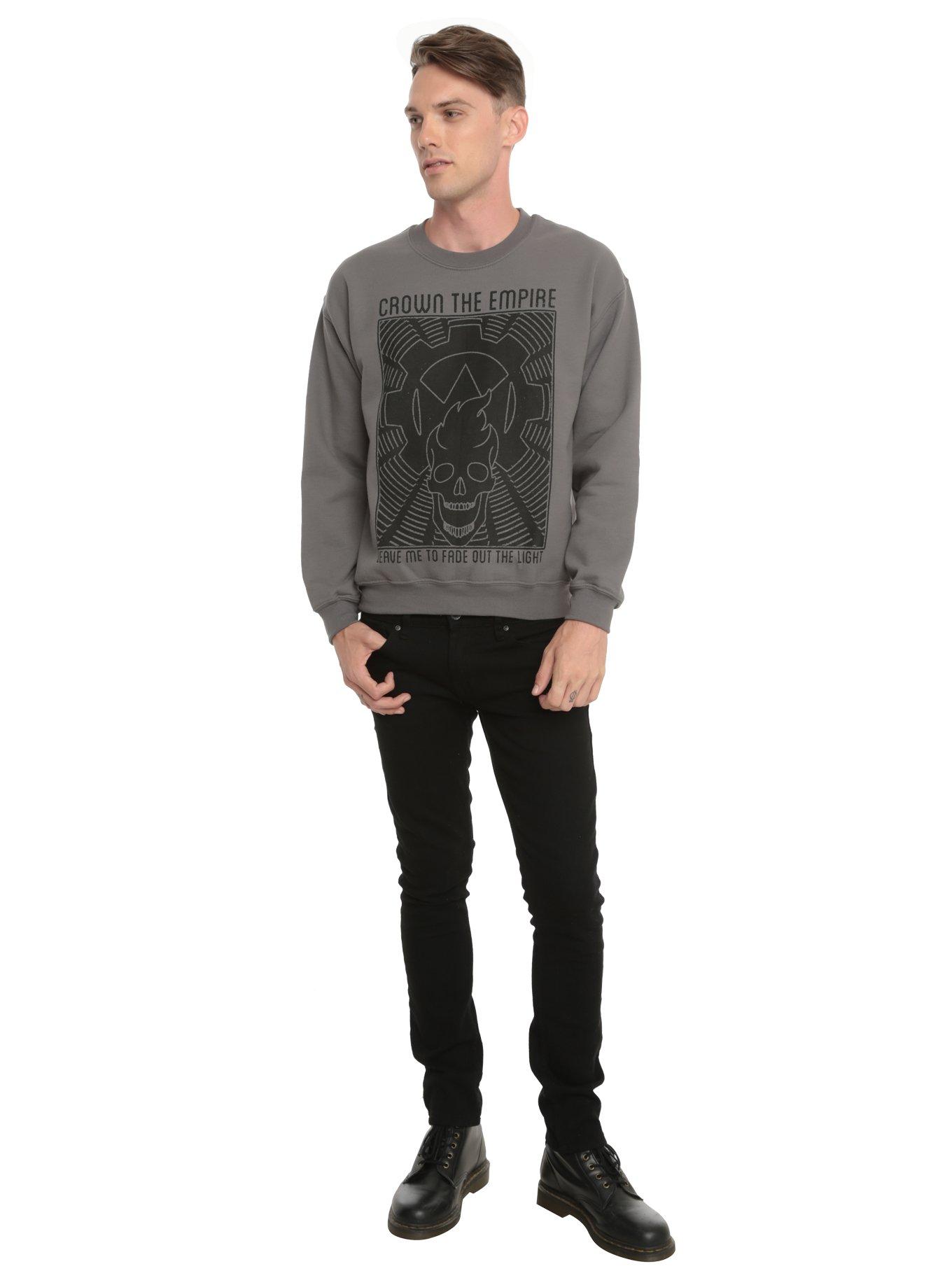 Crown The Empire Leave Me Crewneck Sweatshirt, , alternate