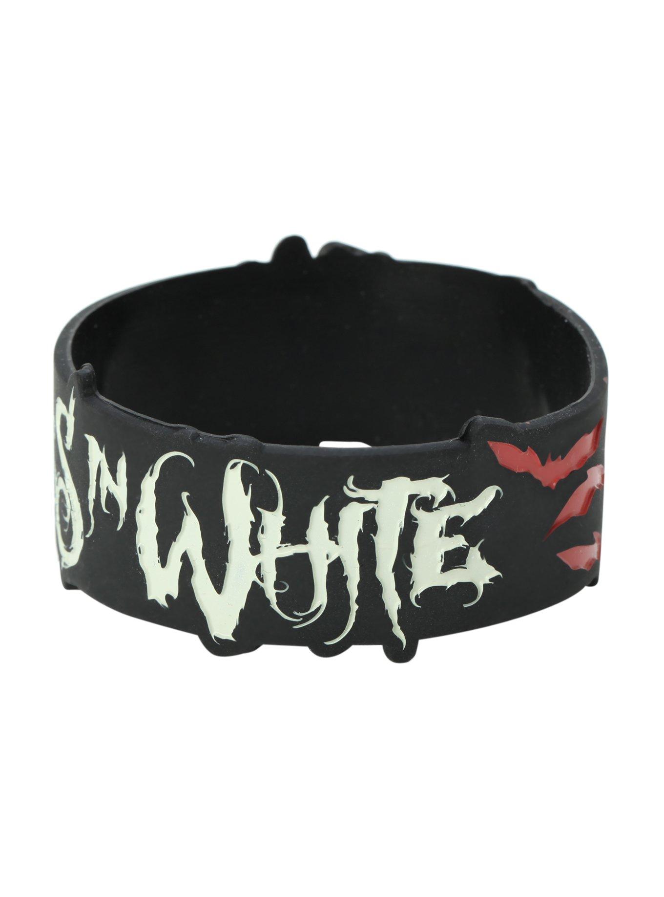 Motionless In White Bats Rubber Bracelet, , alternate