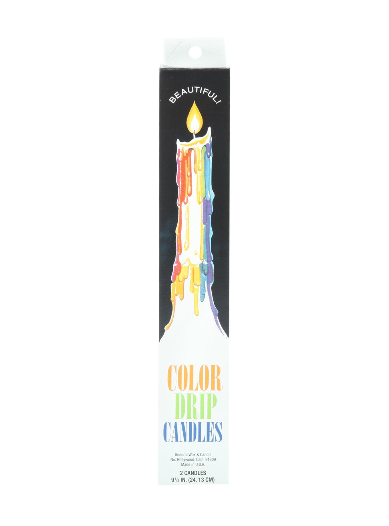 Color Drip Candle 2 Pack, , alternate