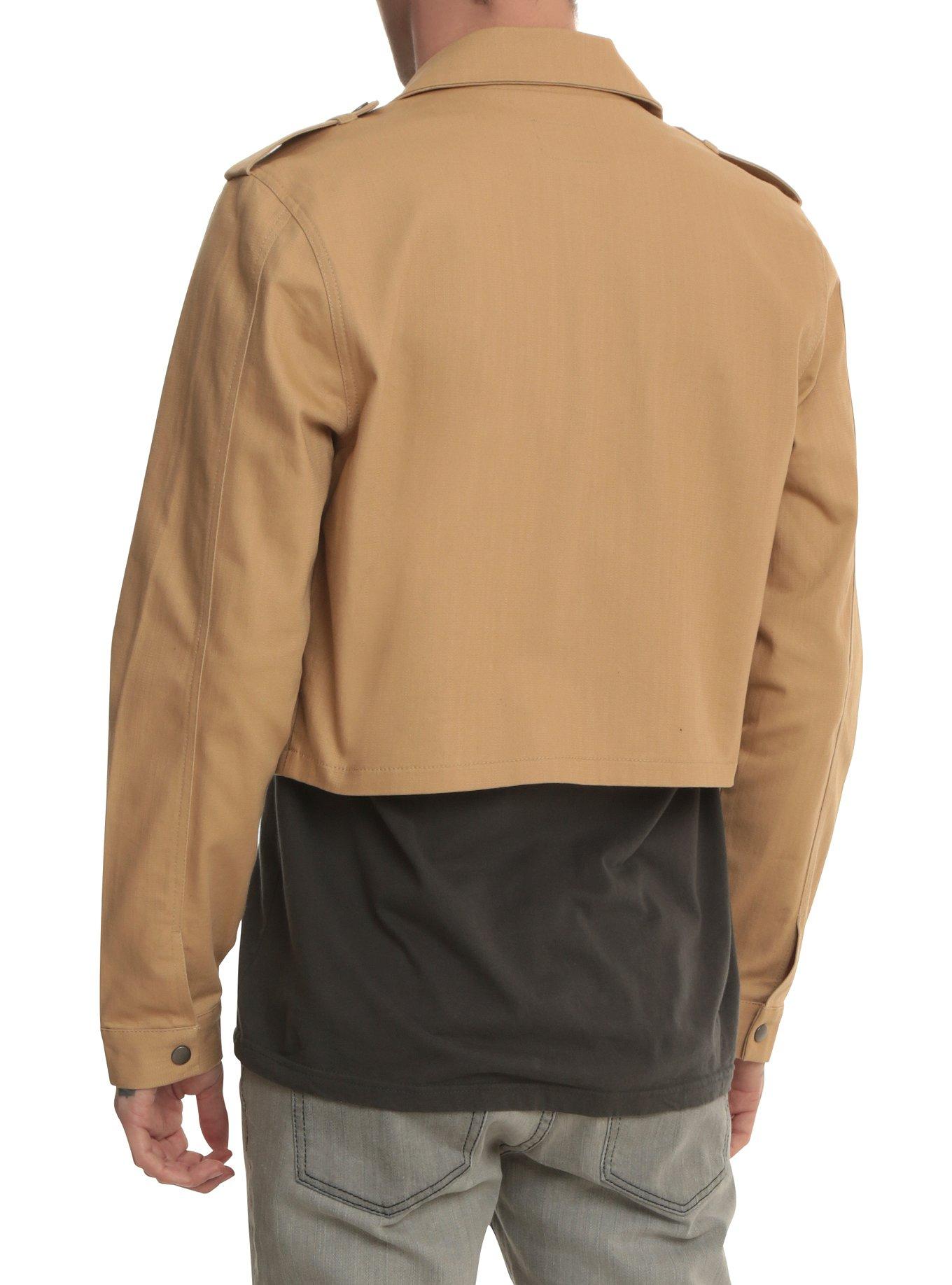 XXX RUDE Tan Denim Jacket, , alternate