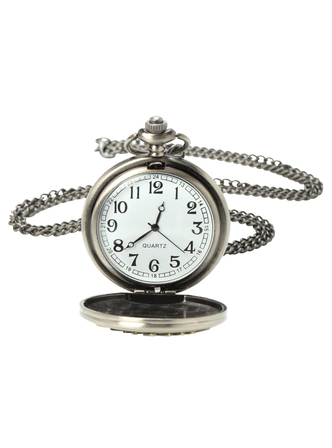 Supernatural Anti-Possession Symbol Pocket Watch Necklace, , alternate