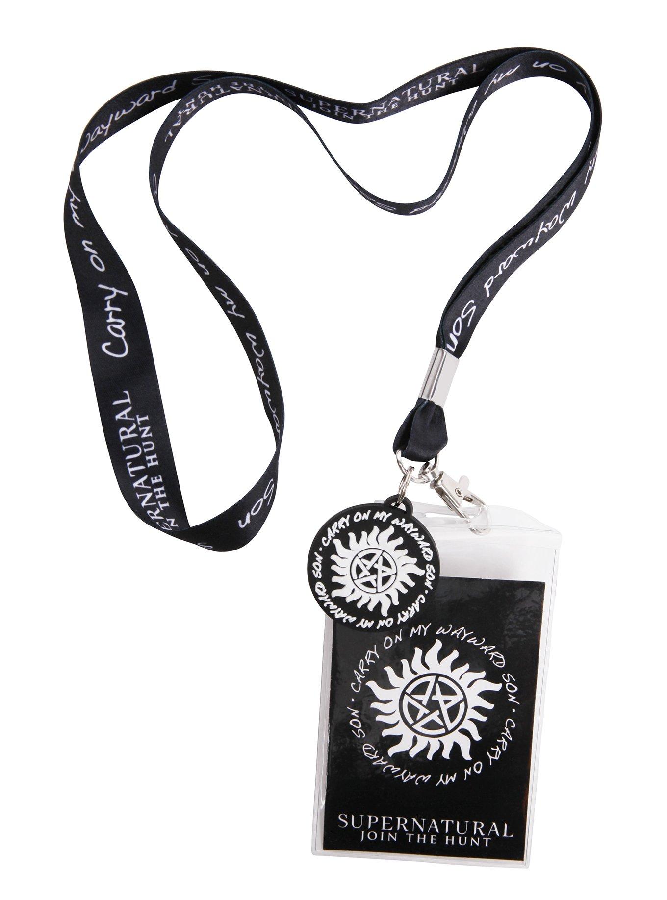 Supernatural Kansas Carry On Wayward Son Lanyard, , alternate