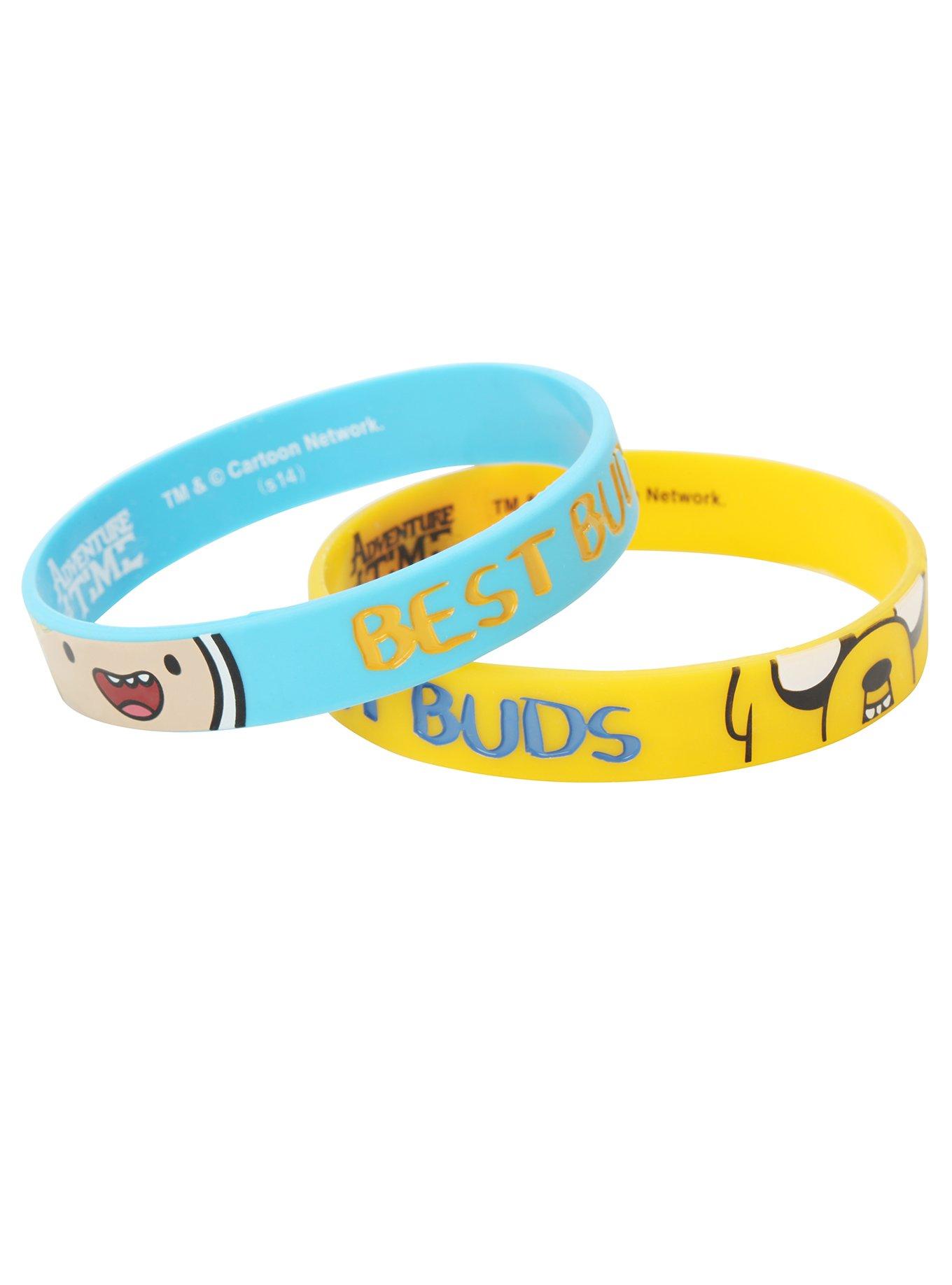 Adventure Time Best Buds Rubber Bracelet 2 Pack, , alternate