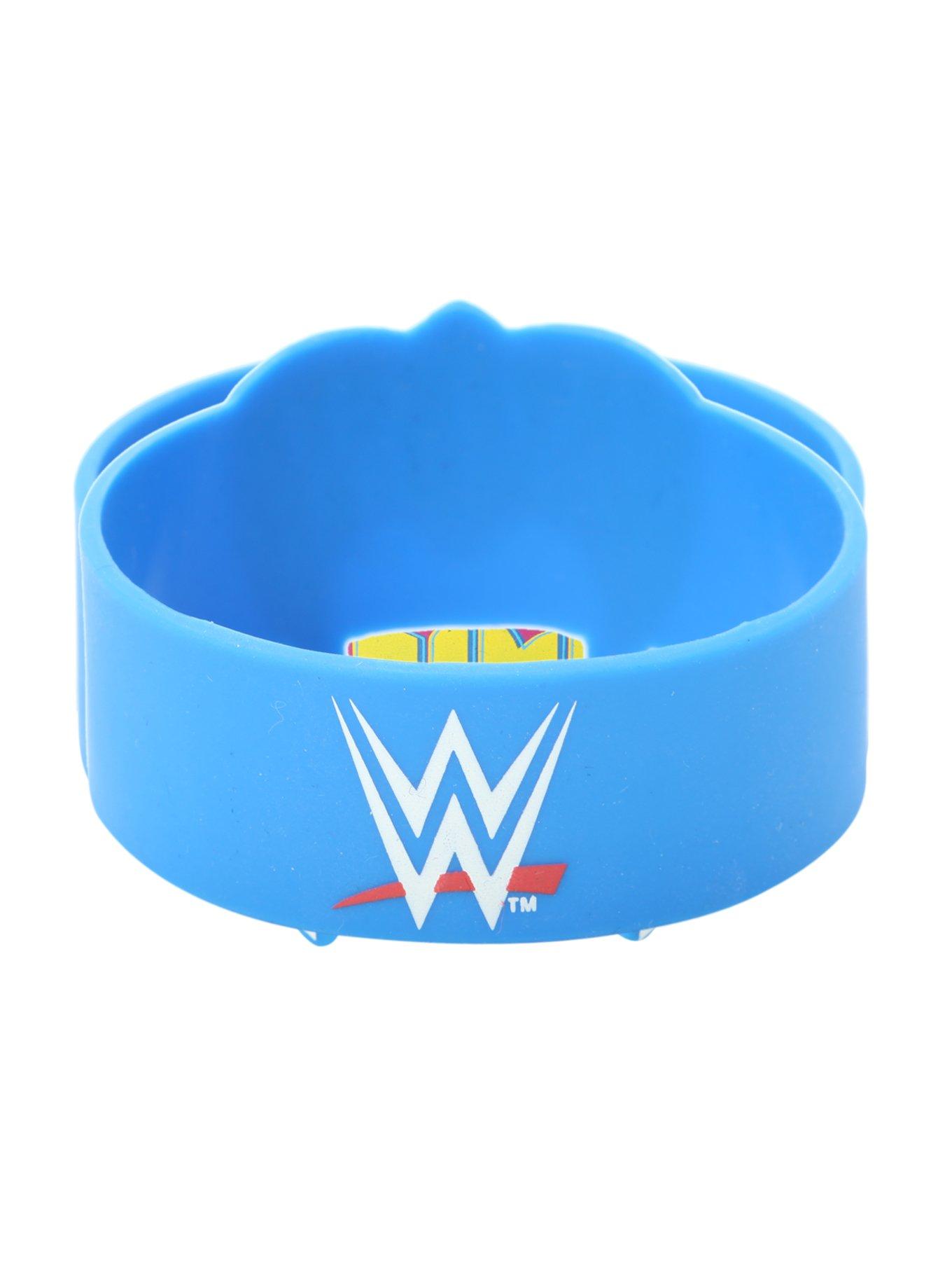 WWE Ultimate Warrior Logo Rubber Bracelet, , alternate