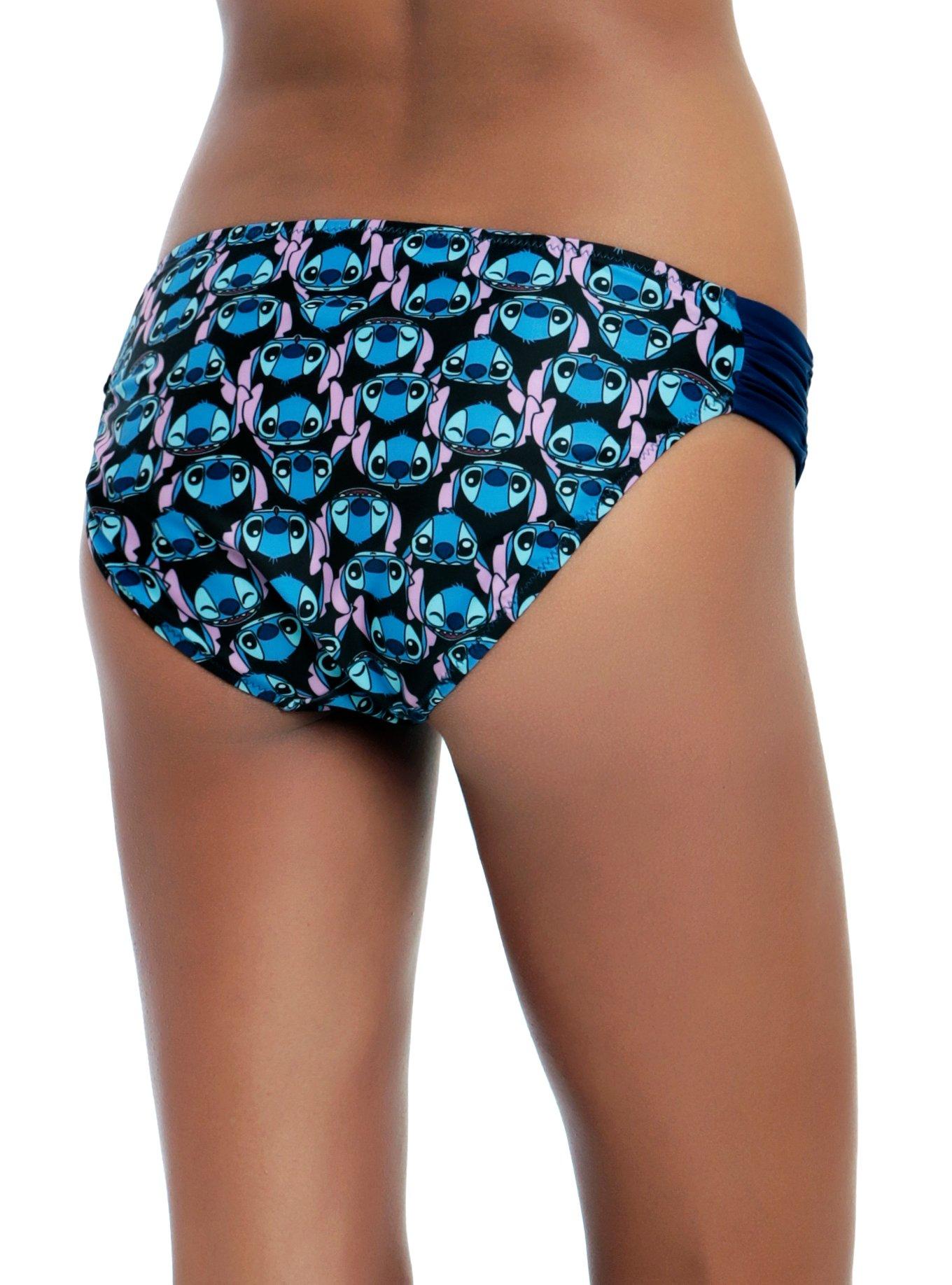 Disney Lilo & Stitch Print Swim Bottoms, BLACK, alternate