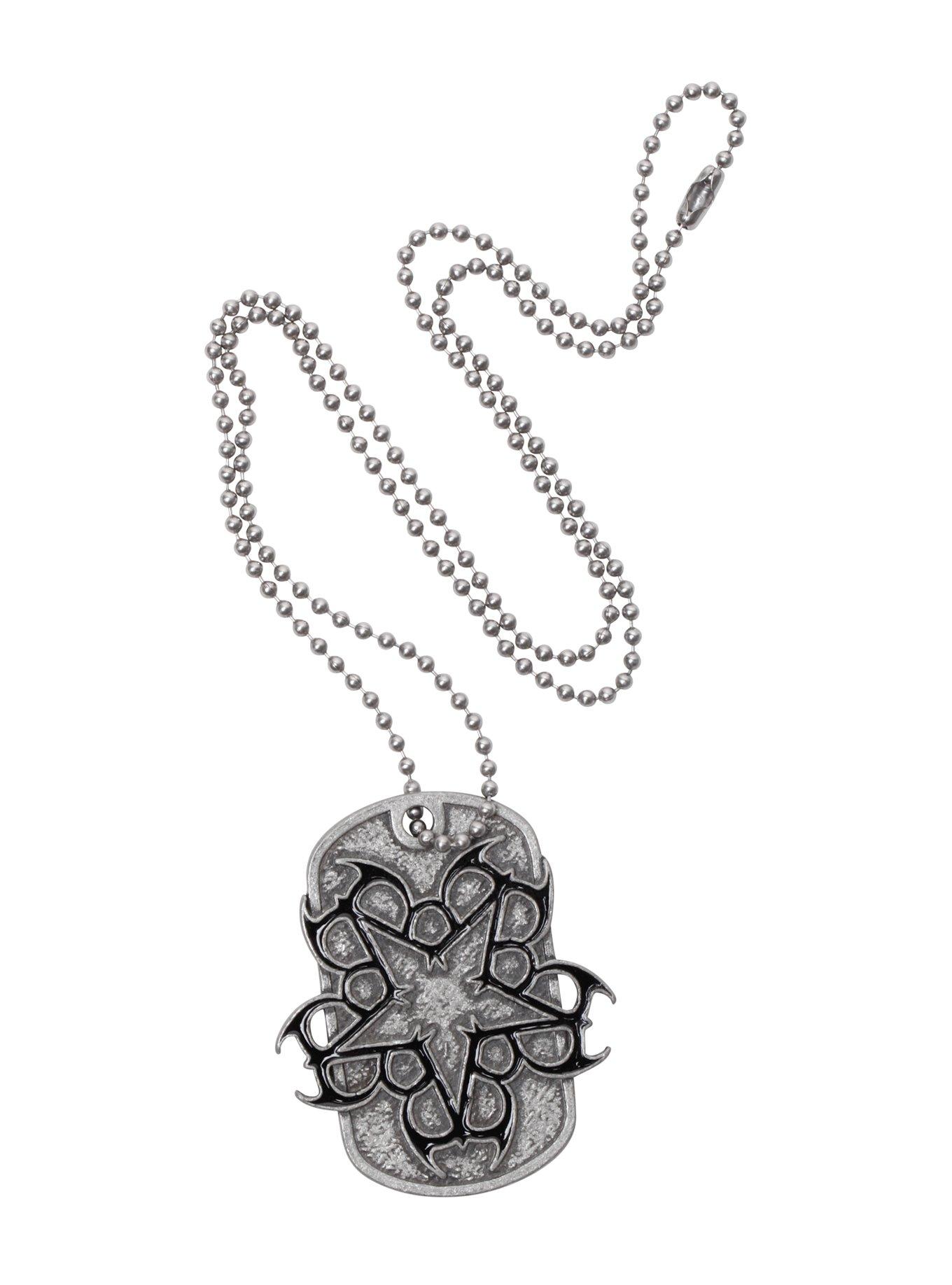 Black Veil Brides Legion Dog Tag Necklace, , alternate
