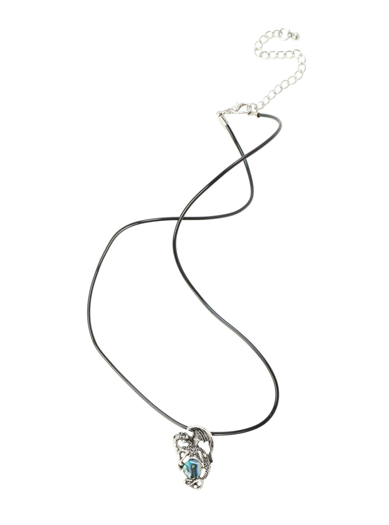 LOVEsick Dragon Marble Necklace, , alternate