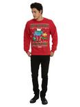 Adventure Time Holiday Time Crew Pullover, , alternate