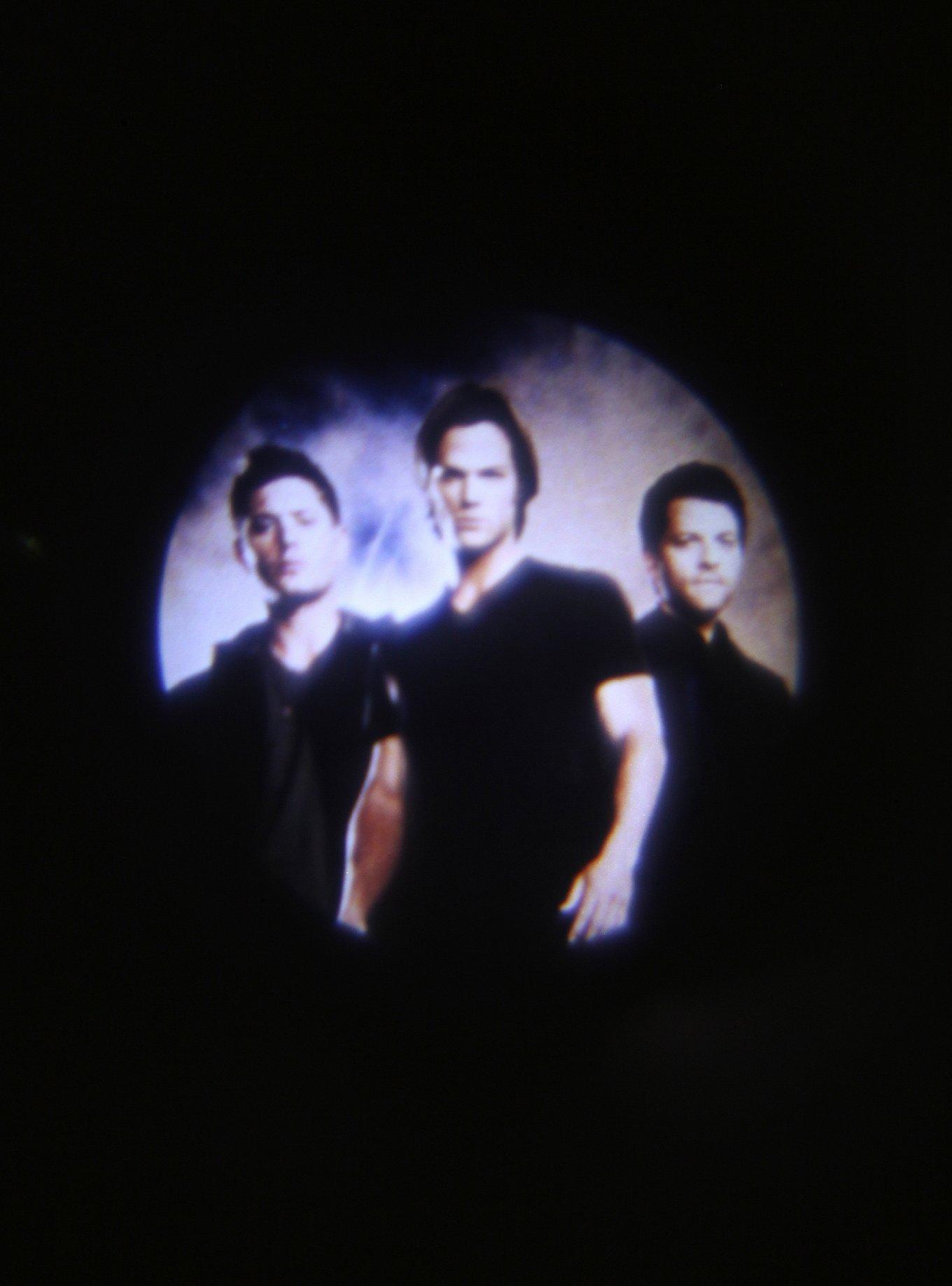 Supernatural Trio Projection Flashlight Key Chain, , alternate