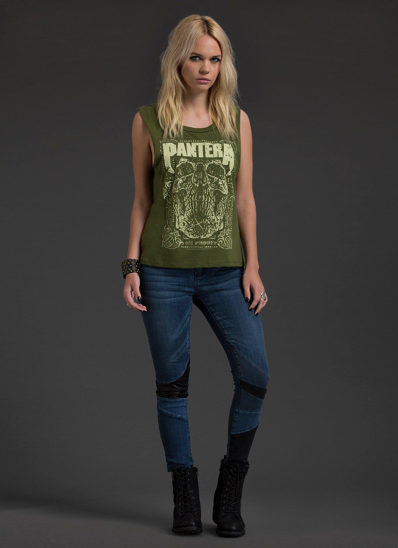 Pantera Cutoff Tee, OLIVE, alternate