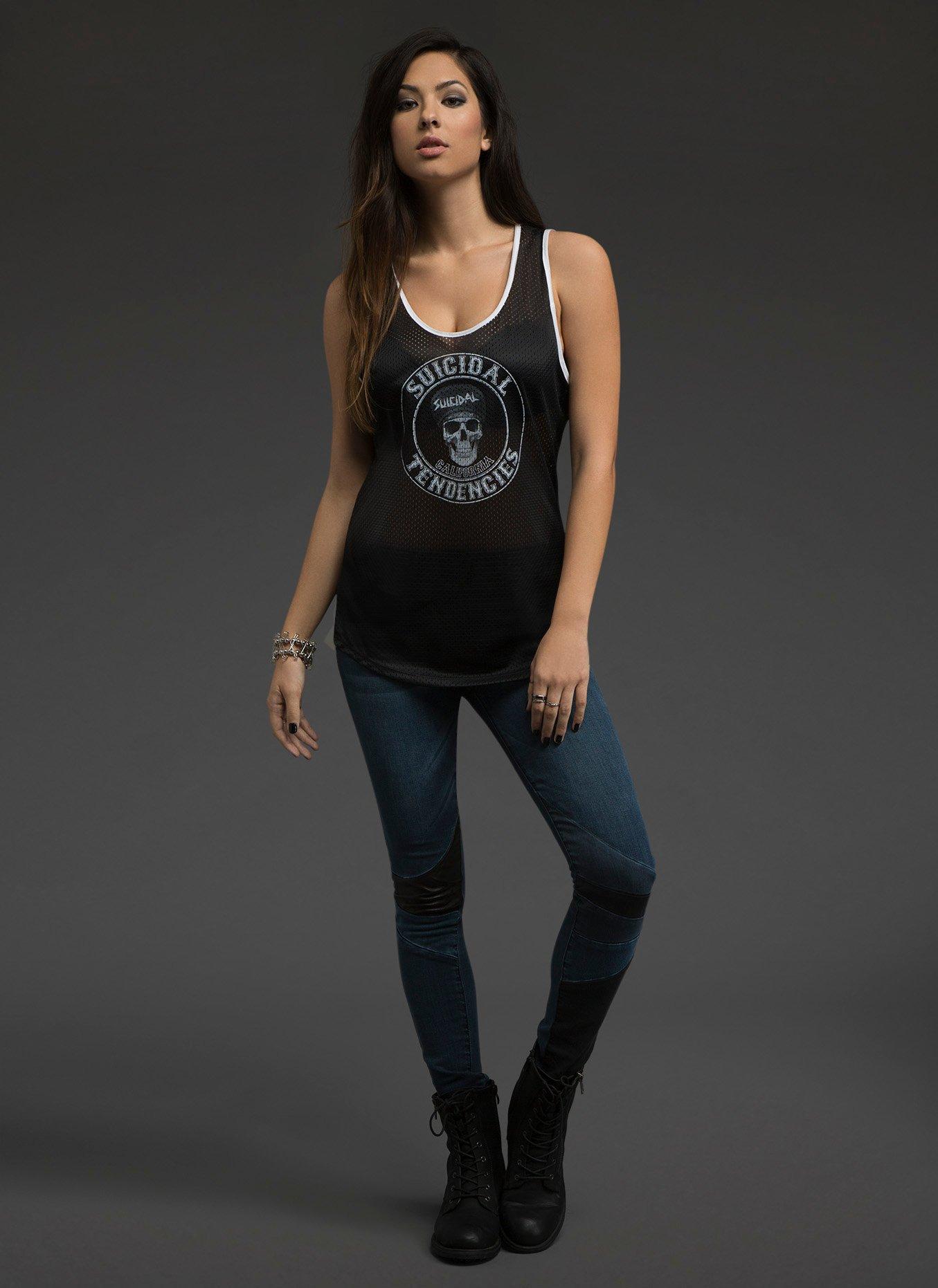 Suicidal Tendencies Athletic Tank, BLACK, alternate