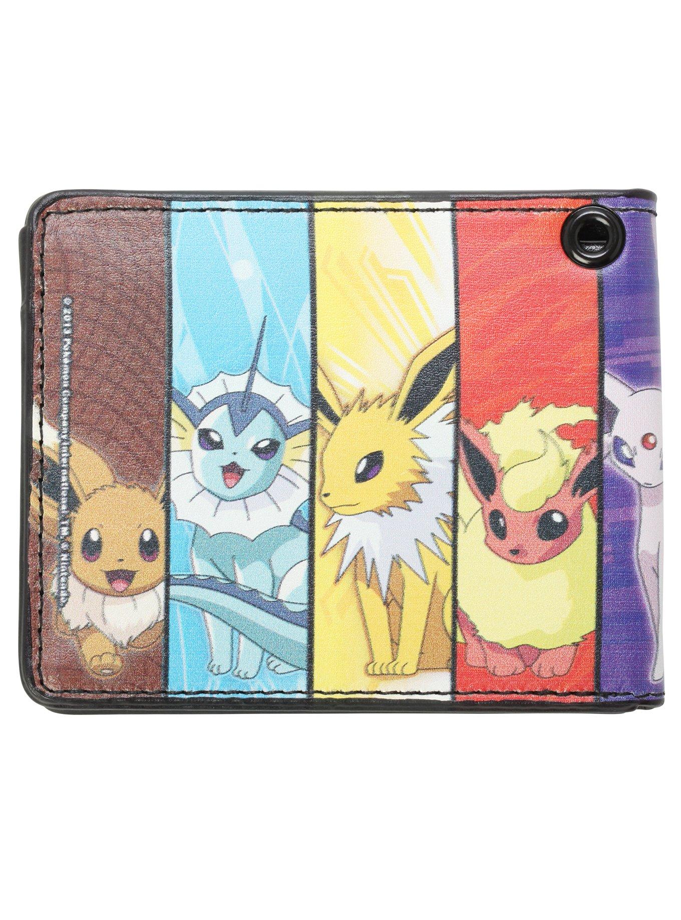 Pokemon Eevee Evolution Panels Bi-Fold Wallet, , alternate