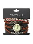 LOVEsick Floral Clock Bracelet, , alternate