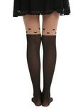 LOVEsick Floating Hearts Faux Thigh High Tights, , alternate