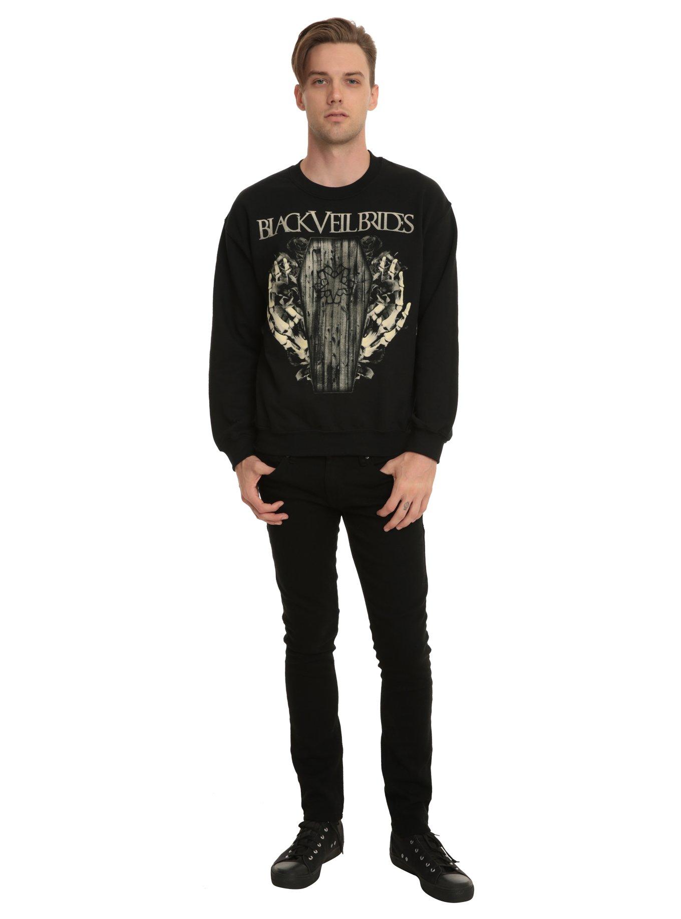 Black Veil Brides Coffin Crew Pullover, , alternate