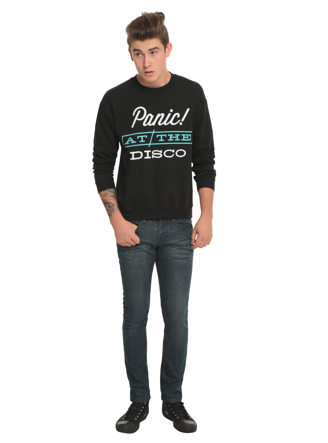 Panic! At The Disco Logo Crewneck Sweatshirt, , alternate