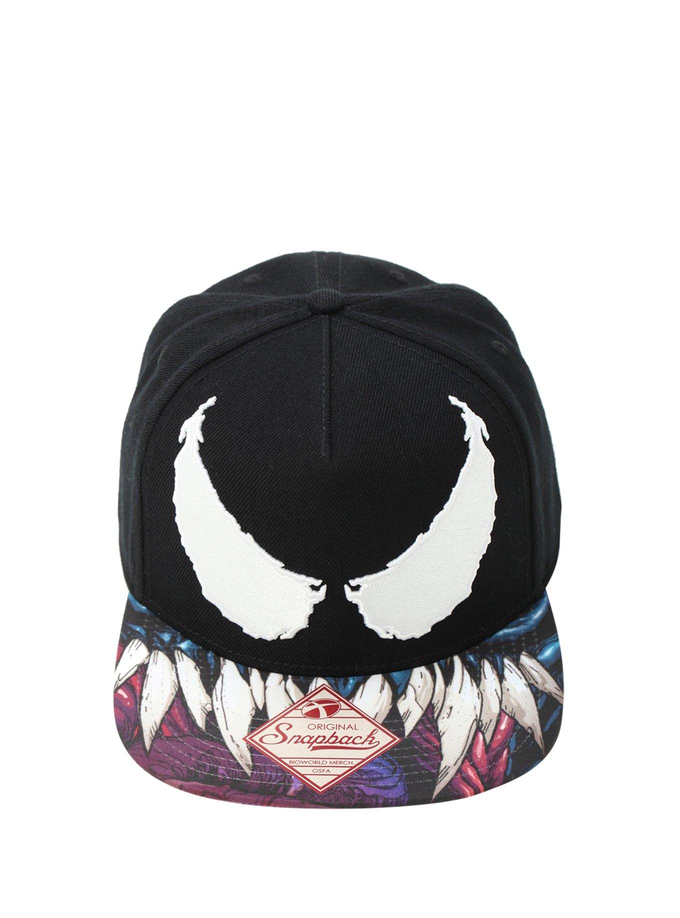 Marvel Venom Snapback Hat, , alternate