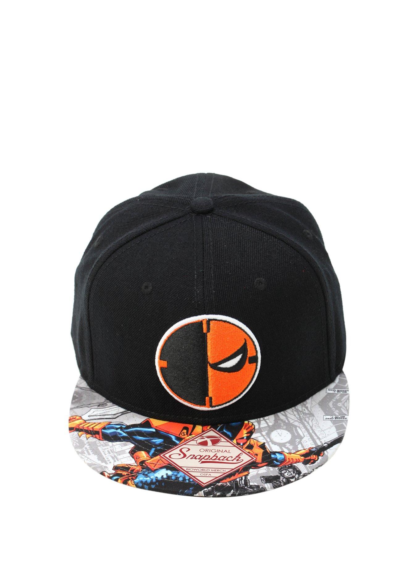 DC Comics Deathstroke Logo Snapback Hat, , alternate