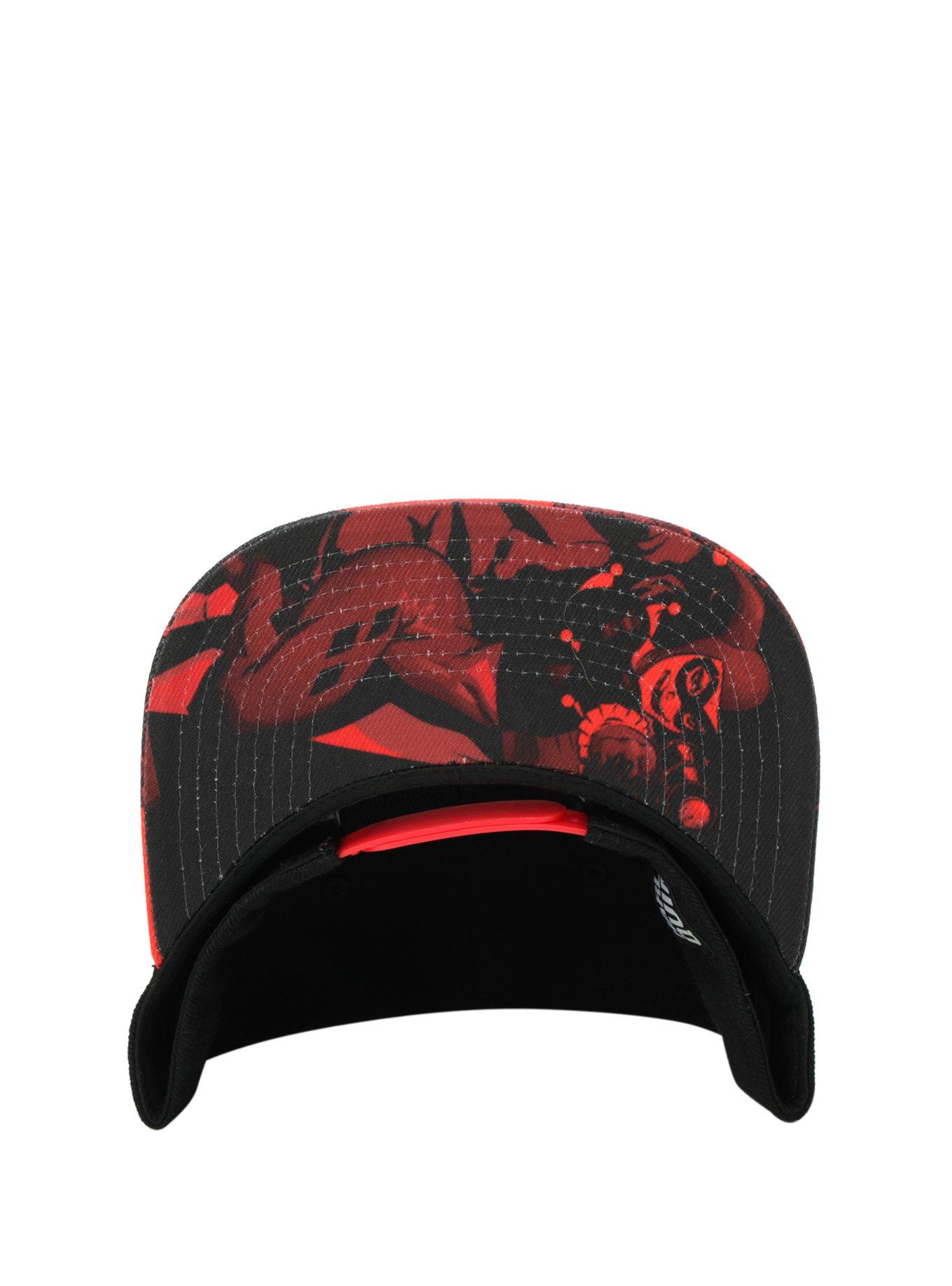 DC Comics Batman Harley Quinn Logo Snapback Hat, , alternate