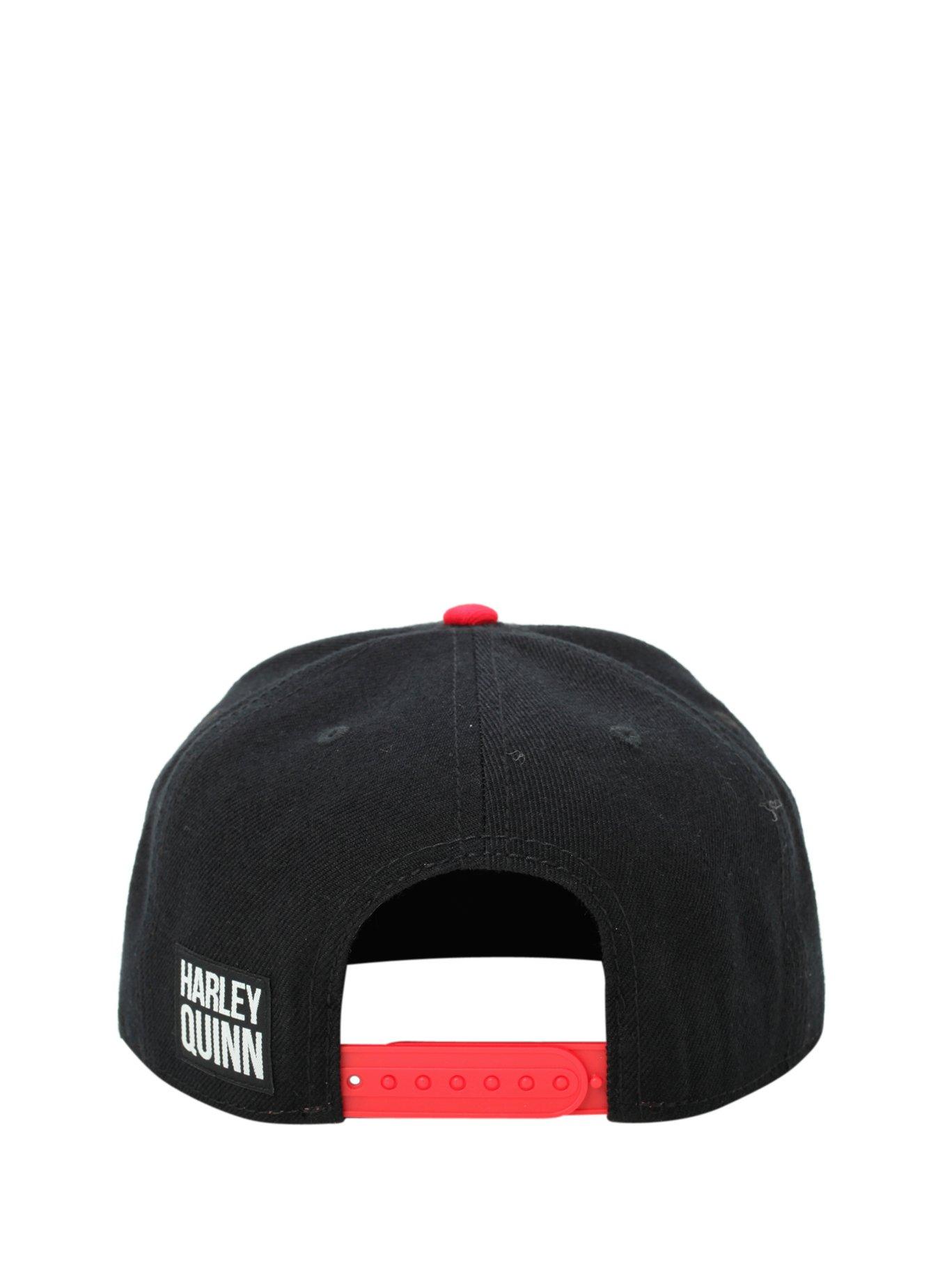 DC Comics Batman Harley Quinn Logo Snapback Hat, , alternate