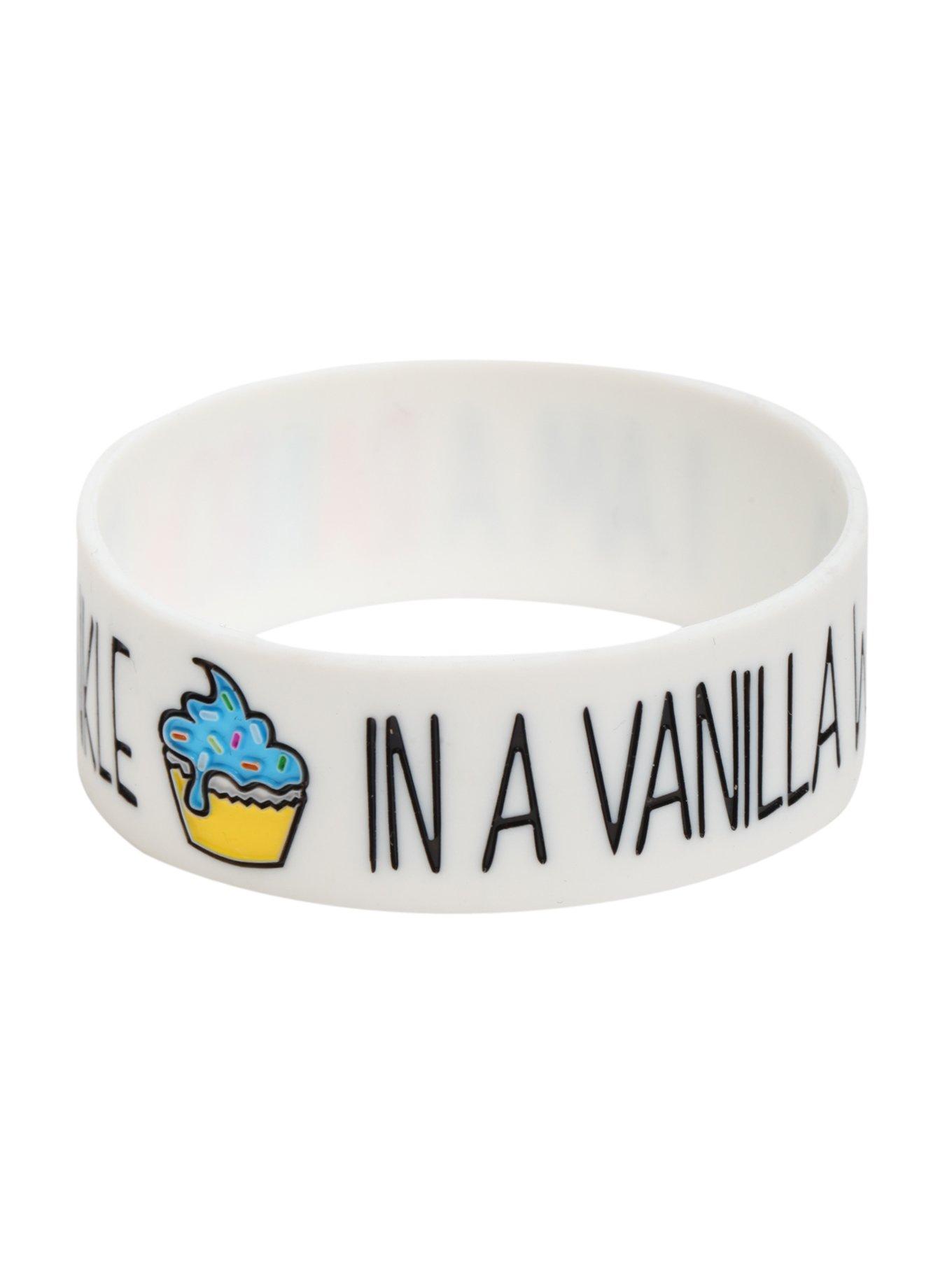 Rainbow Sprinkle Rubber Bracelet, , alternate