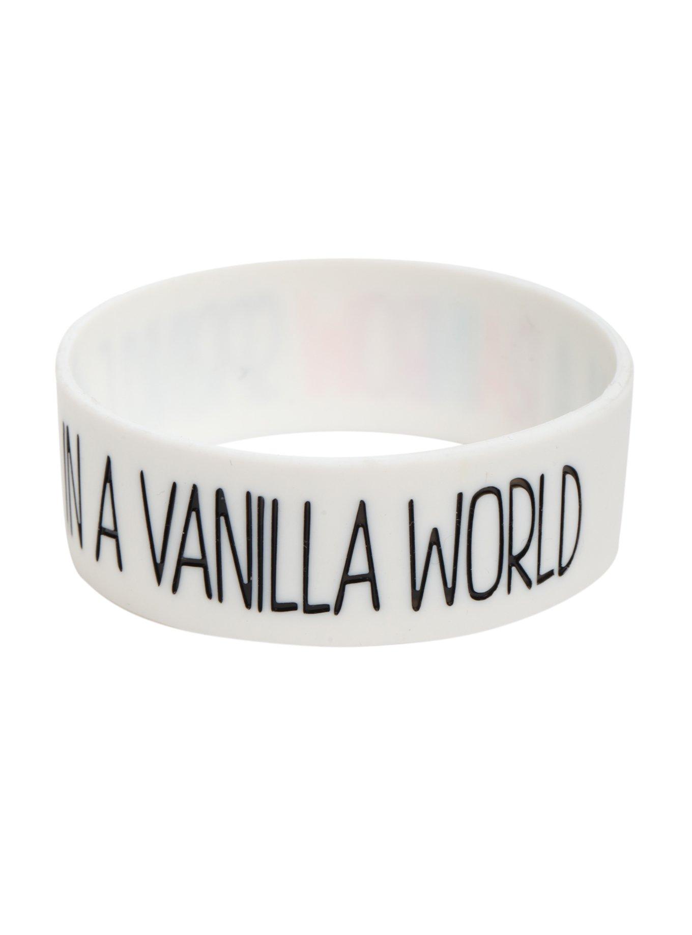 Rainbow Sprinkle Rubber Bracelet, , alternate