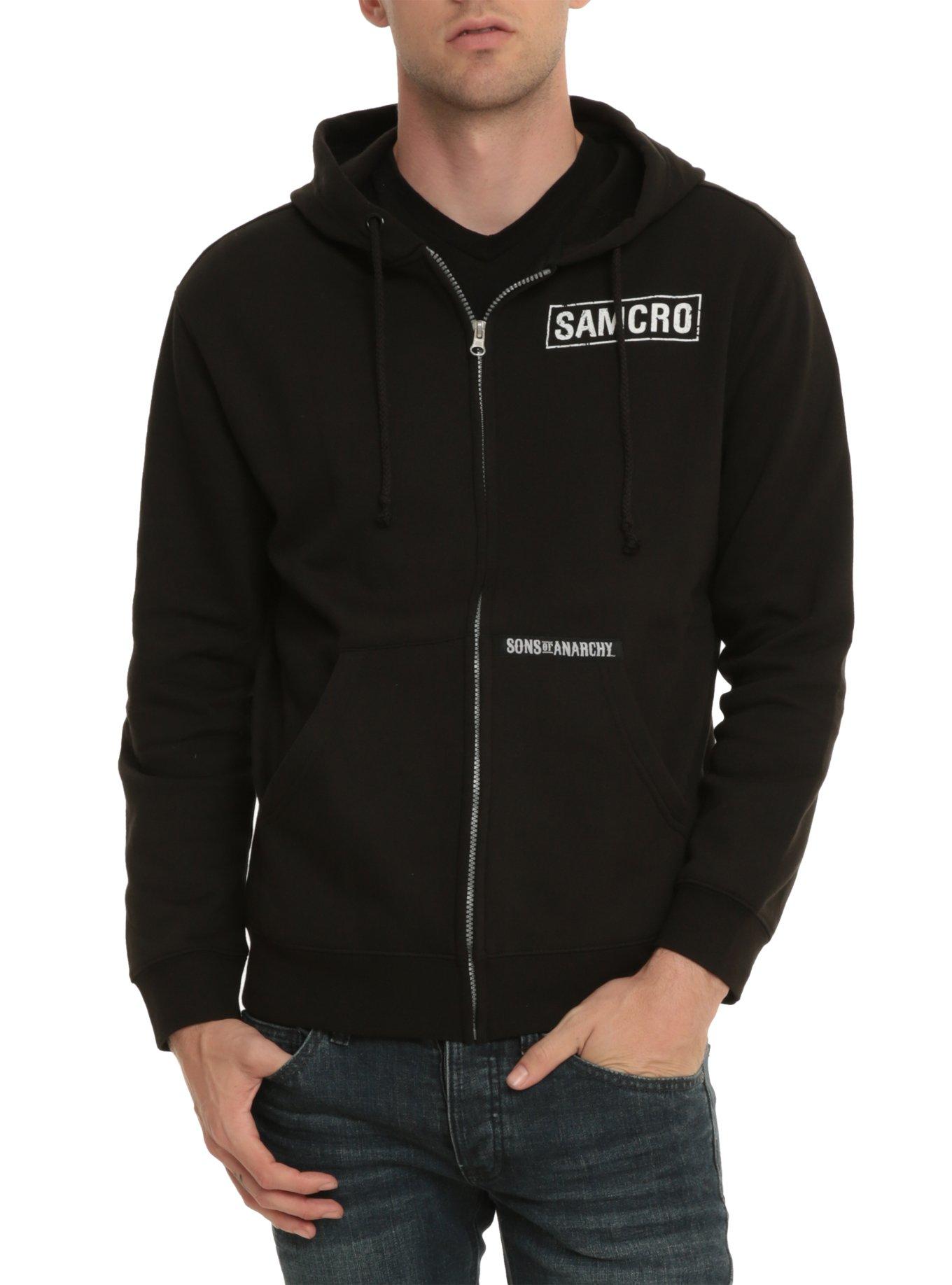 Sons Of Anarchy SAMCRO Zip Hoodie, , alternate