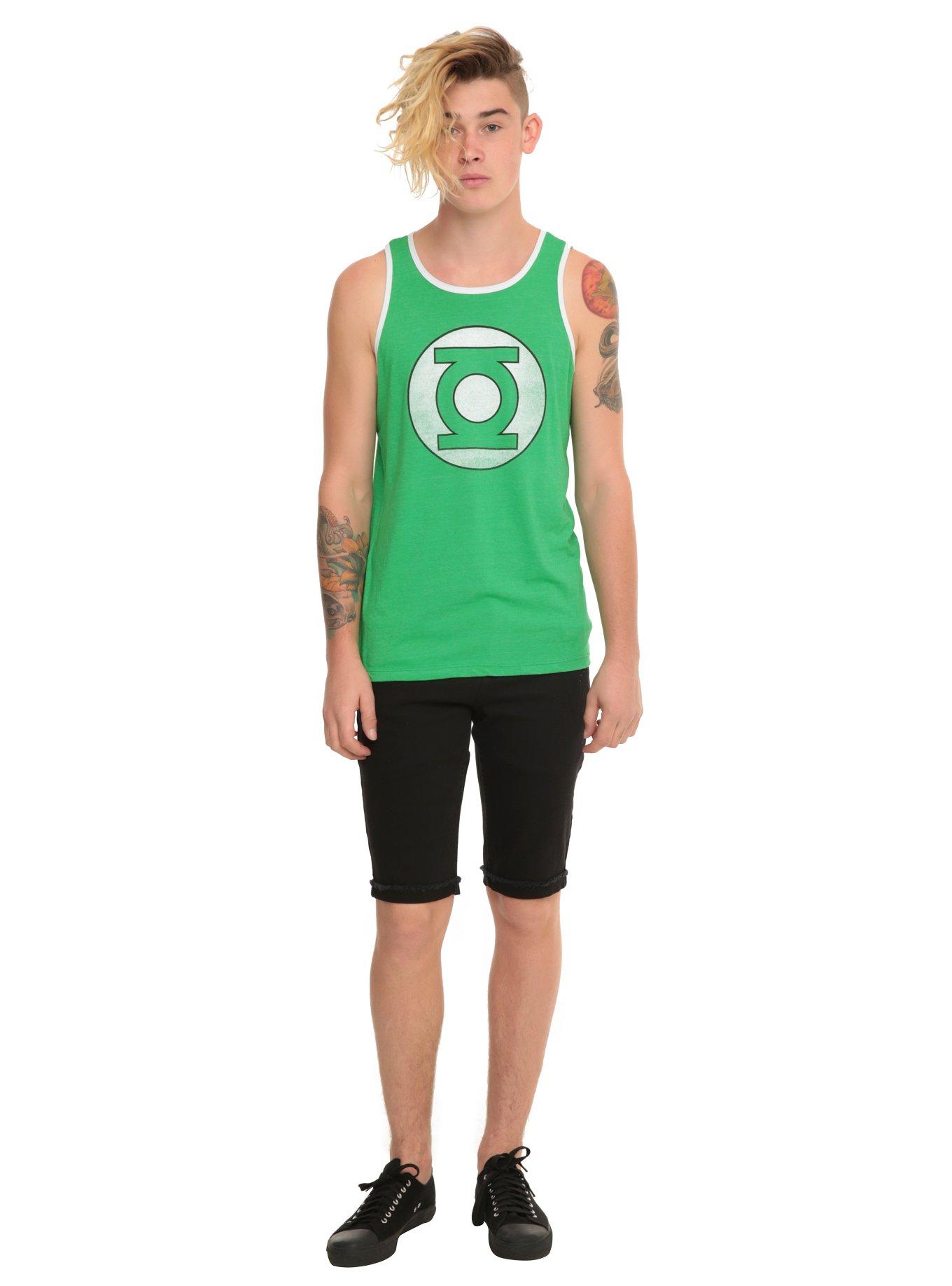 DC Comics Green Lantern Logo Tank Top, , alternate