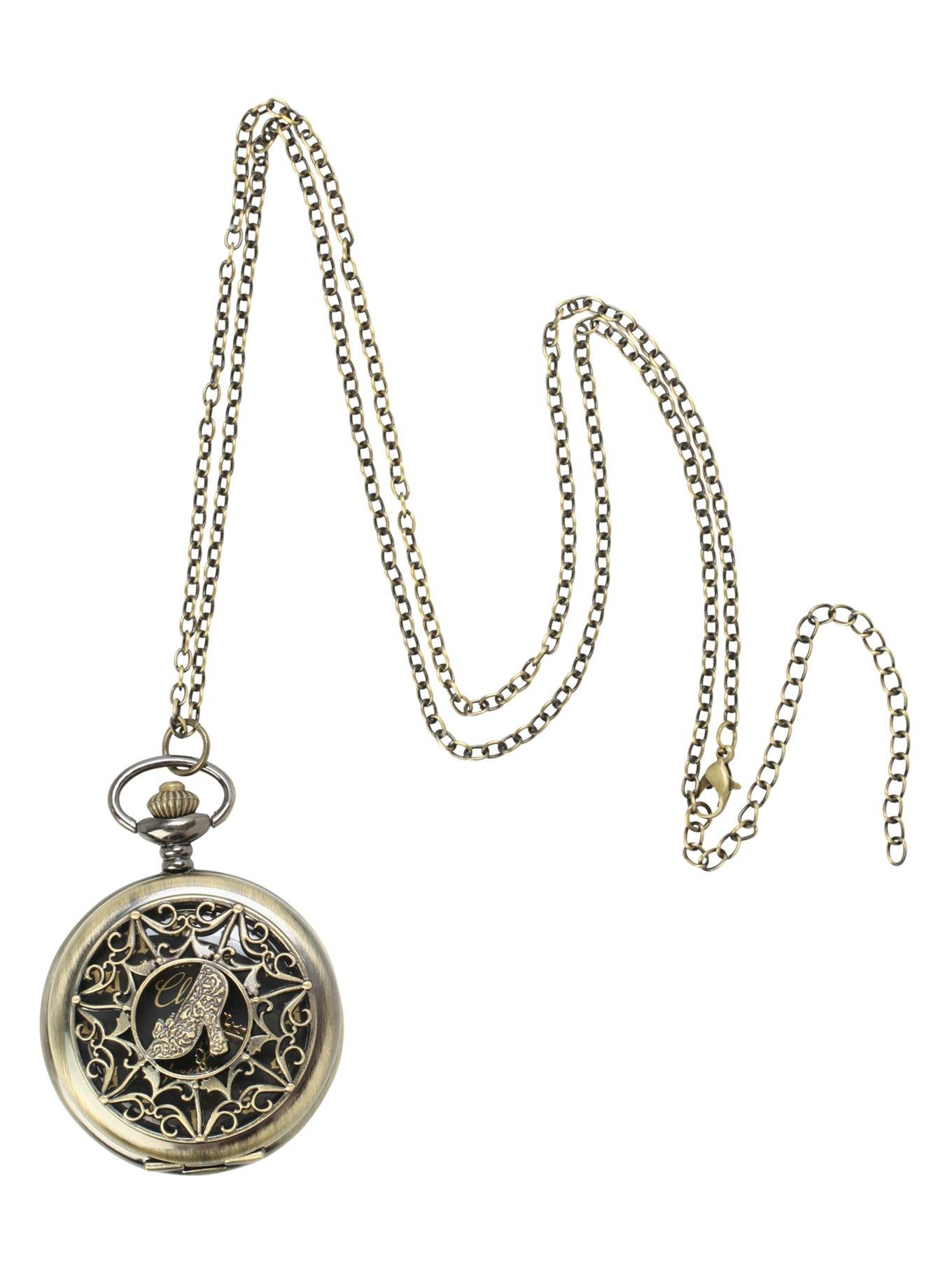 Disney Cinderella Pocket Watch Necklace, , alternate
