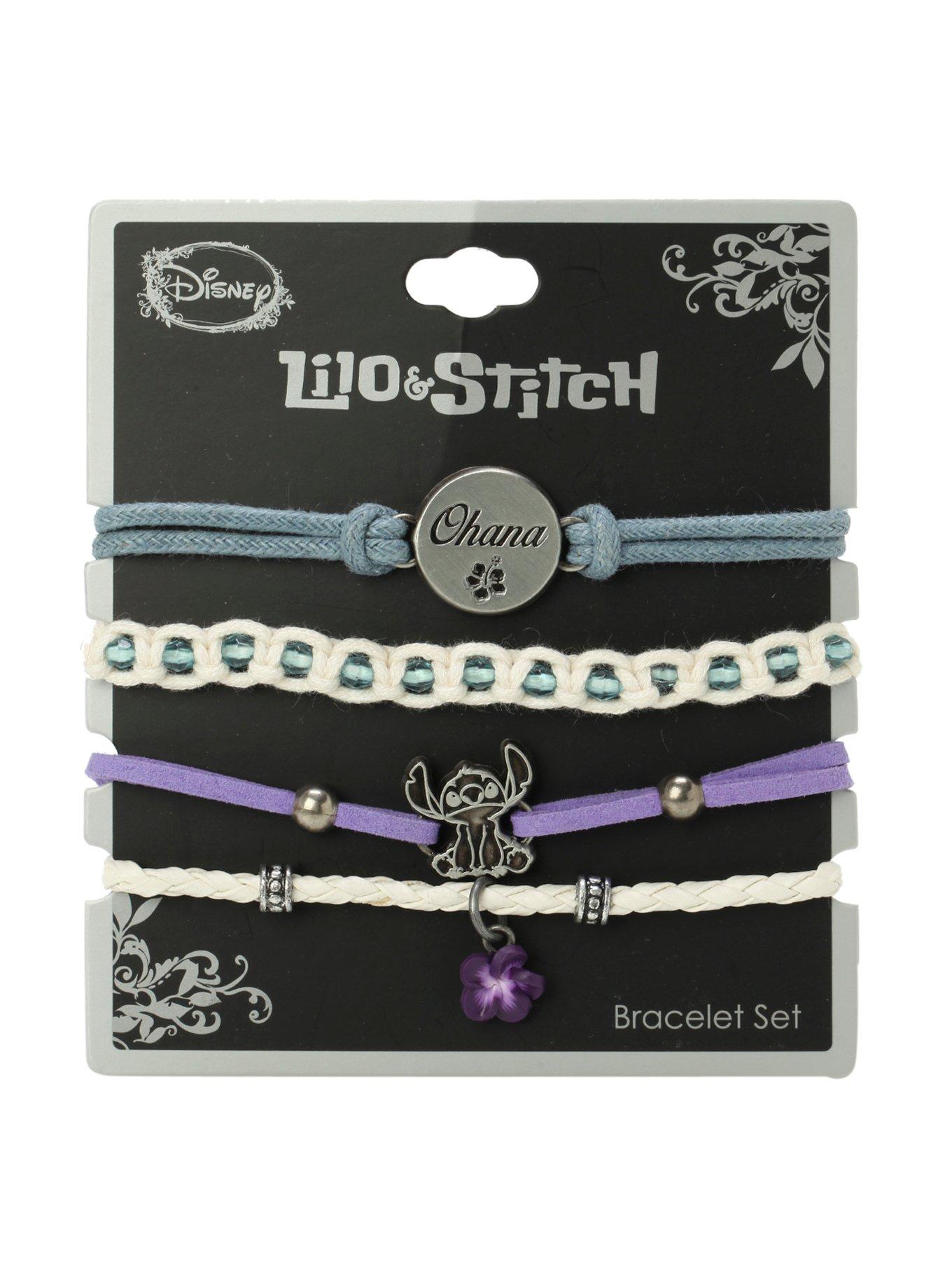 Disney Lilo & Stitch Ohana Bracelet 4 Pack, , alternate