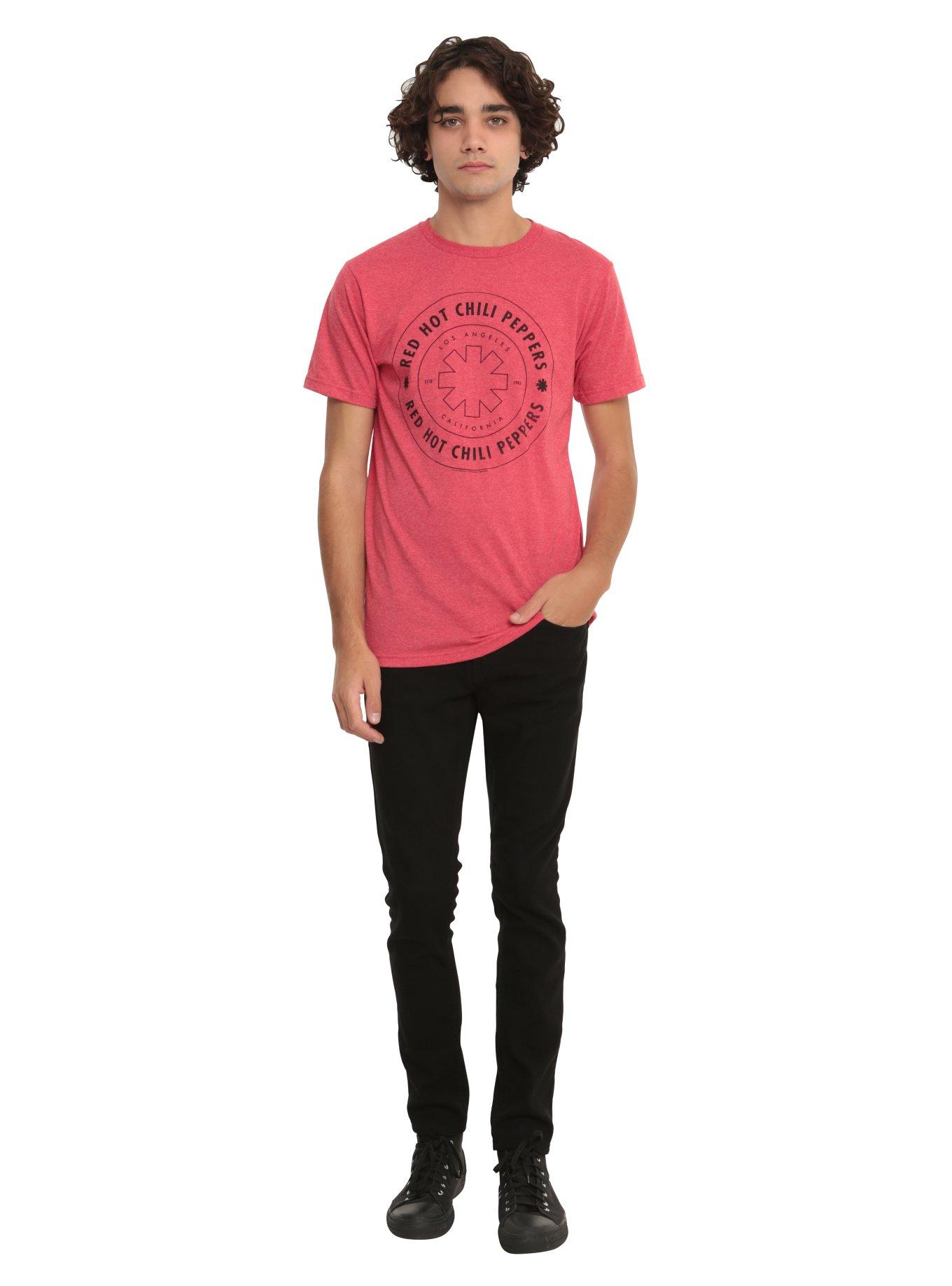 Red Hot Chili Peppers Circle Logo T-Shirt, , alternate