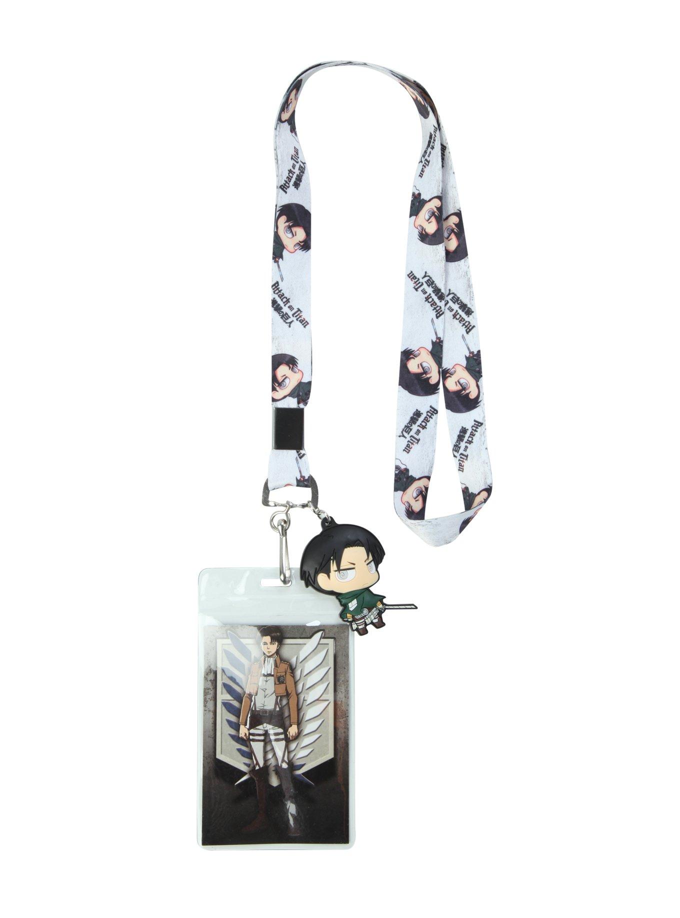 Attack On Titan Chibi Levi  Lanyard, , alternate