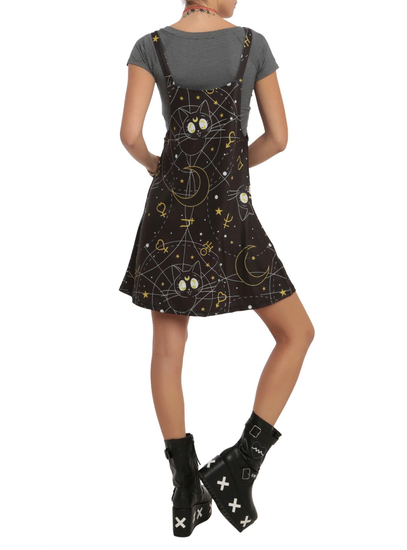 Sailor Moon Luna Jumper Dress, BLACK, alternate