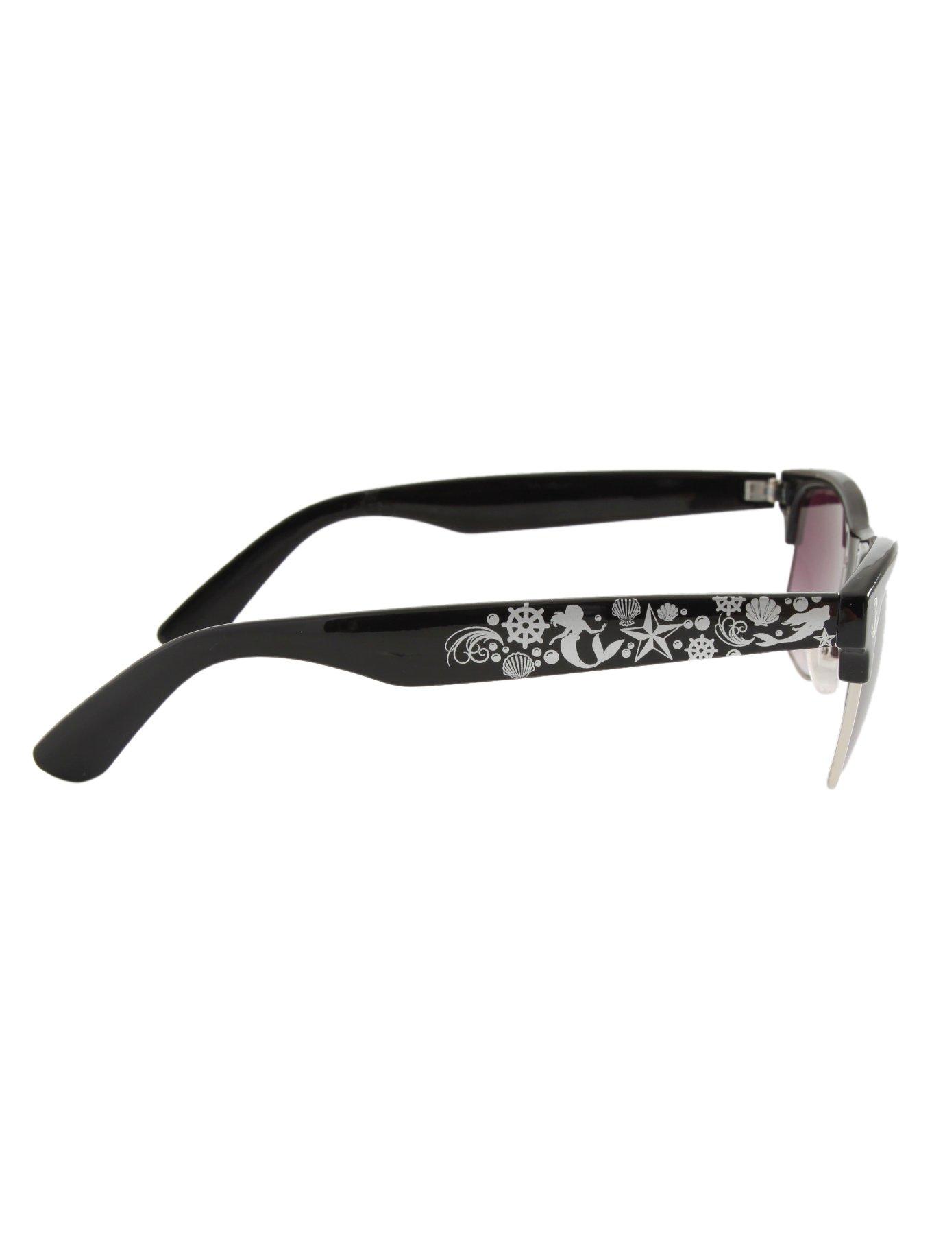 Disney The Little Mermaid Half-Rim Sunglasses, , alternate - view 3