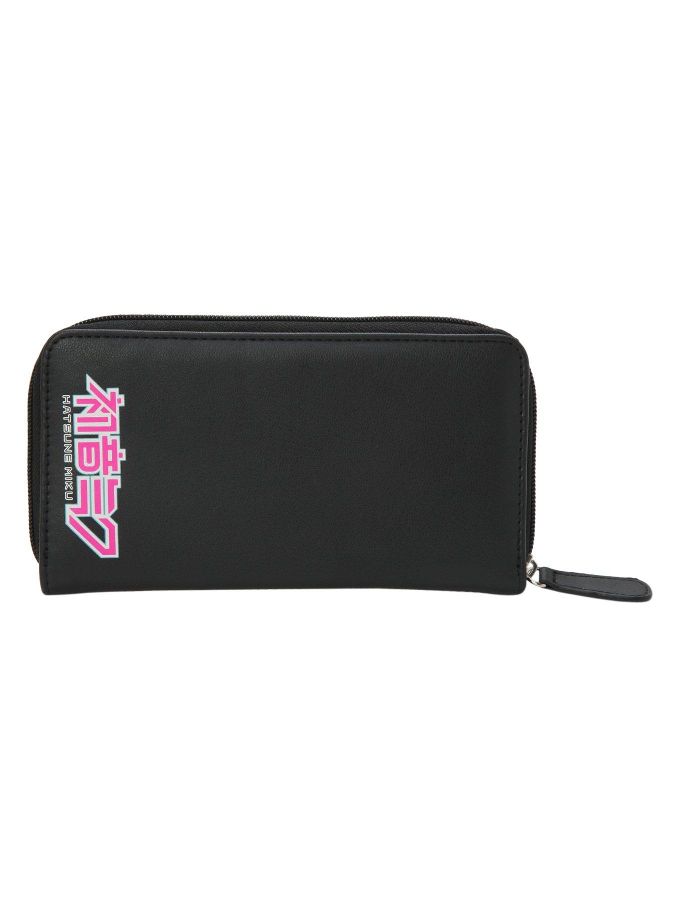 Hatsune Miku Wink Zip Wallet, , alternate